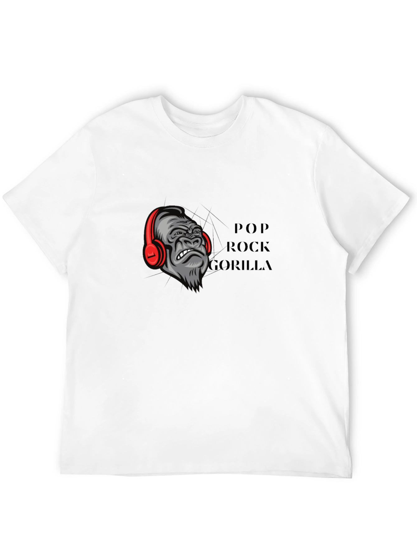 Pop Rock Gorilla Graphic T-Shirt
