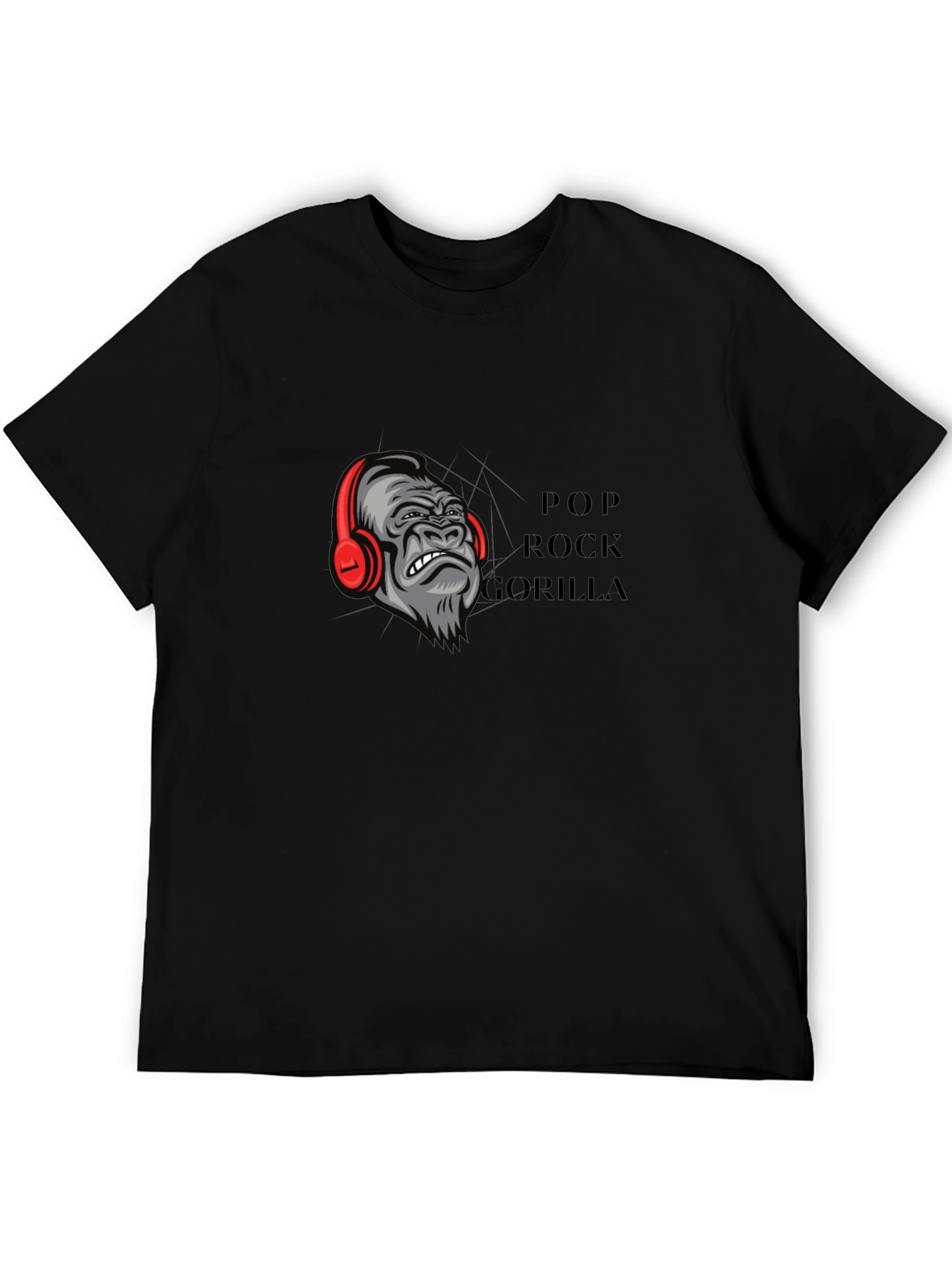 Pop Rock Gorilla Graphic T-Shirt