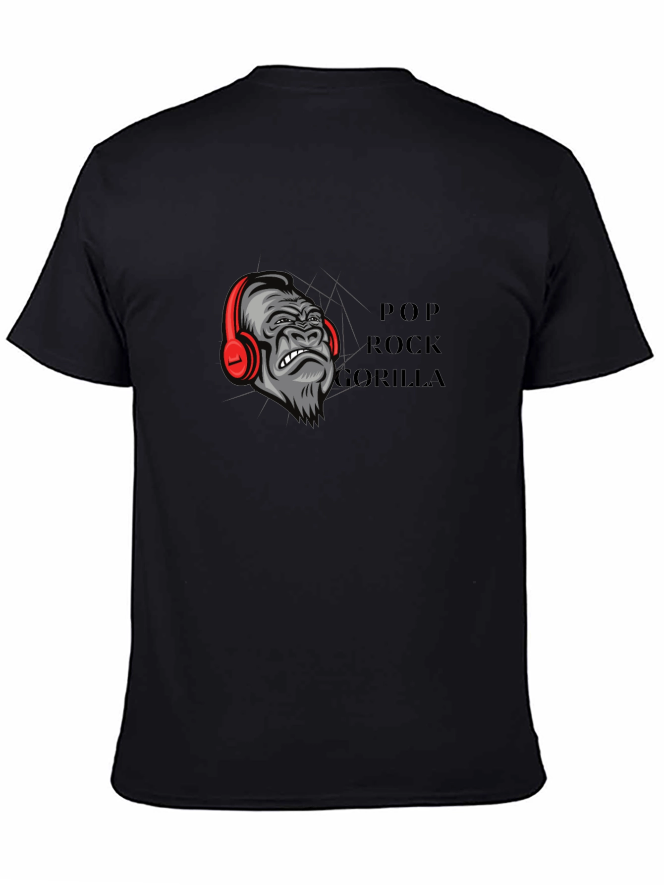 Pop Rock Gorilla Graphic T-Shirt