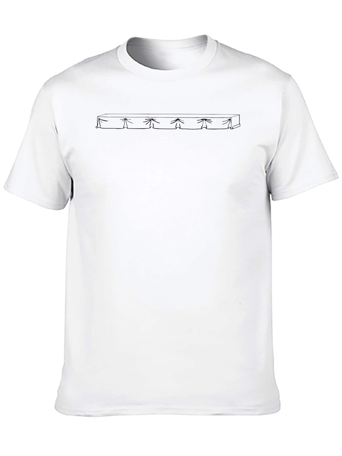 Black Graphic Print Crew Neck T-Shirt