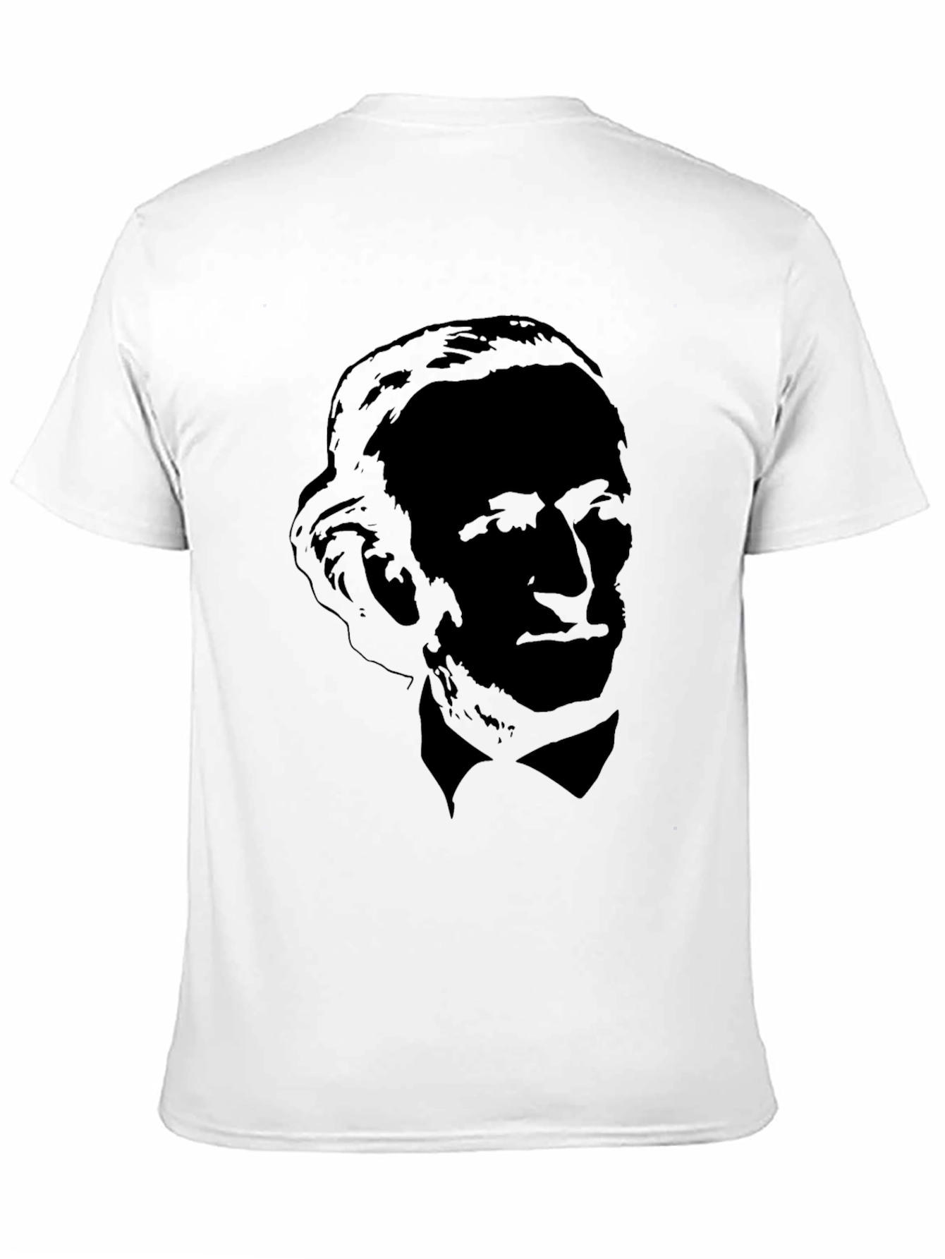 Silhouette Portrait Black T-Shirt