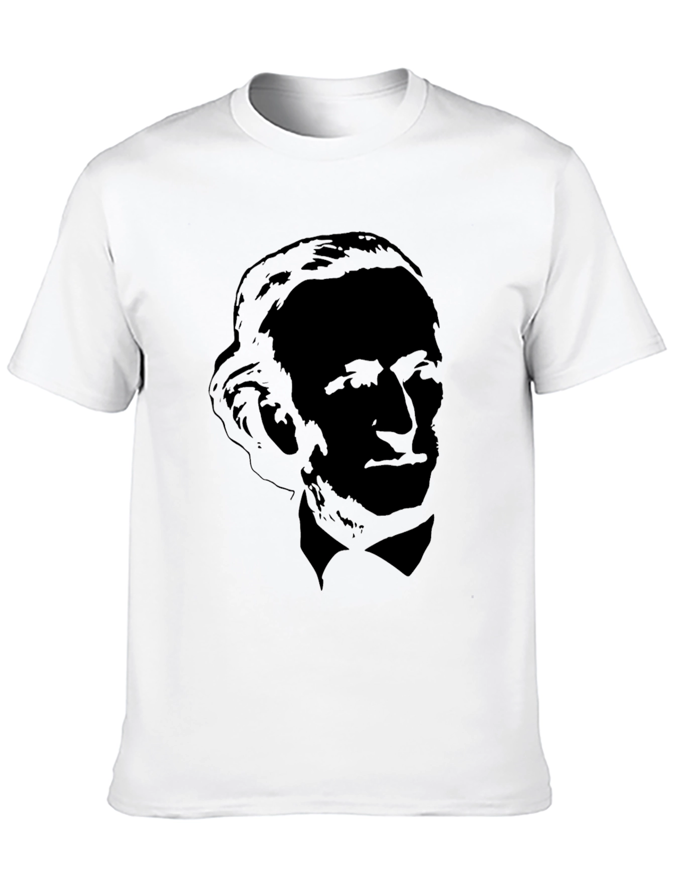 Silhouette Portrait Black T-Shirt