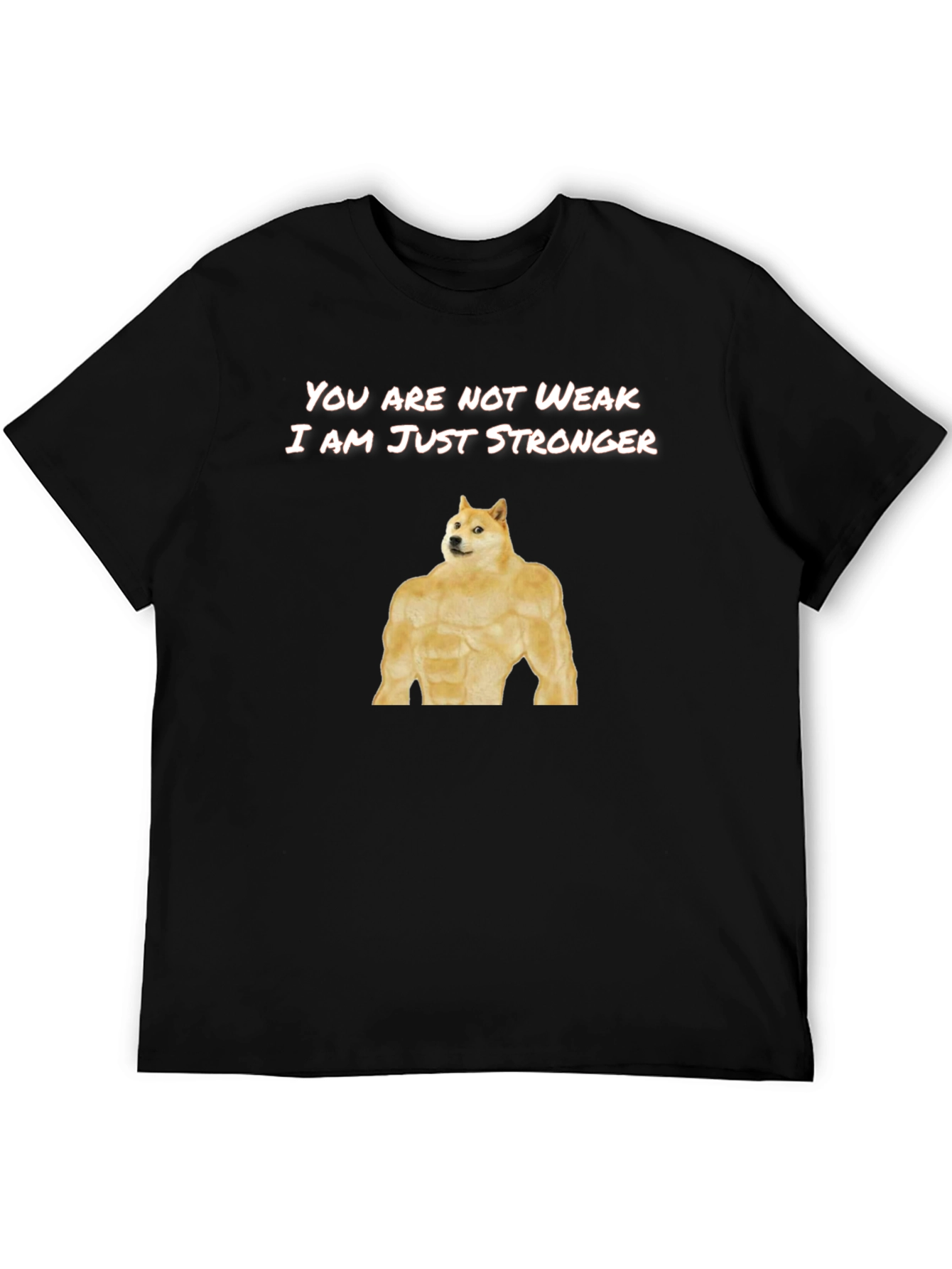 Doge Stronger T-Shirt Funny Meme Shirt