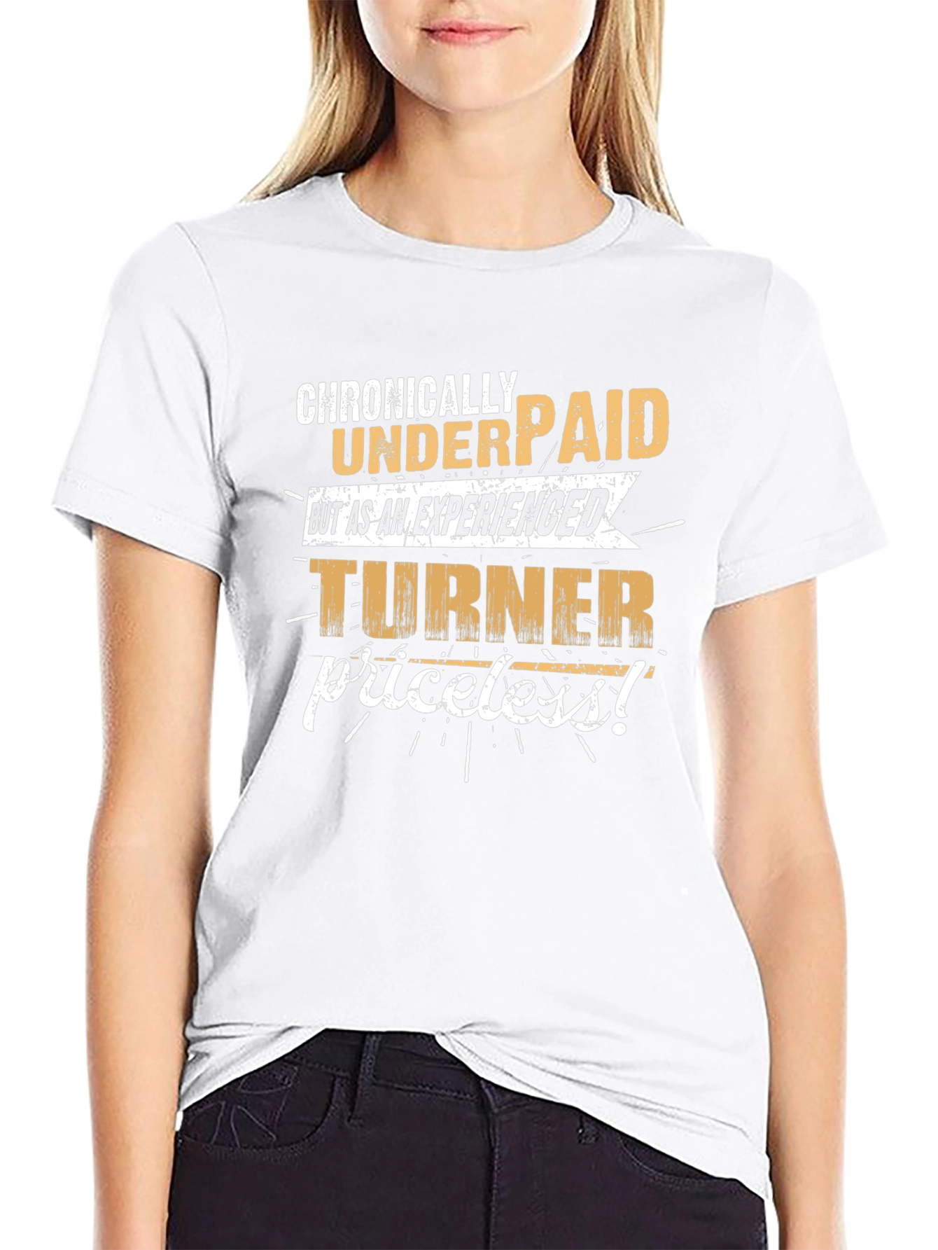 Chronically Underpaid Turner - Novelty T-Shirt