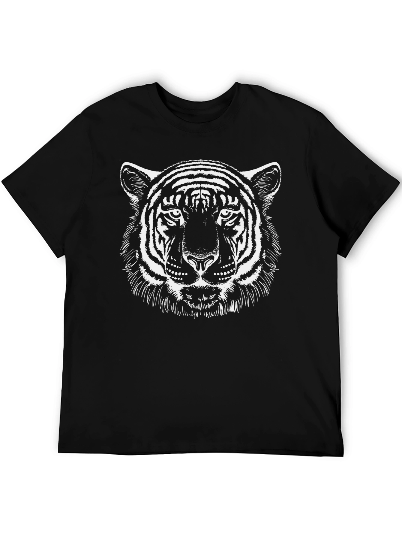 Black Tiger Graphic Tee - Fierce Style