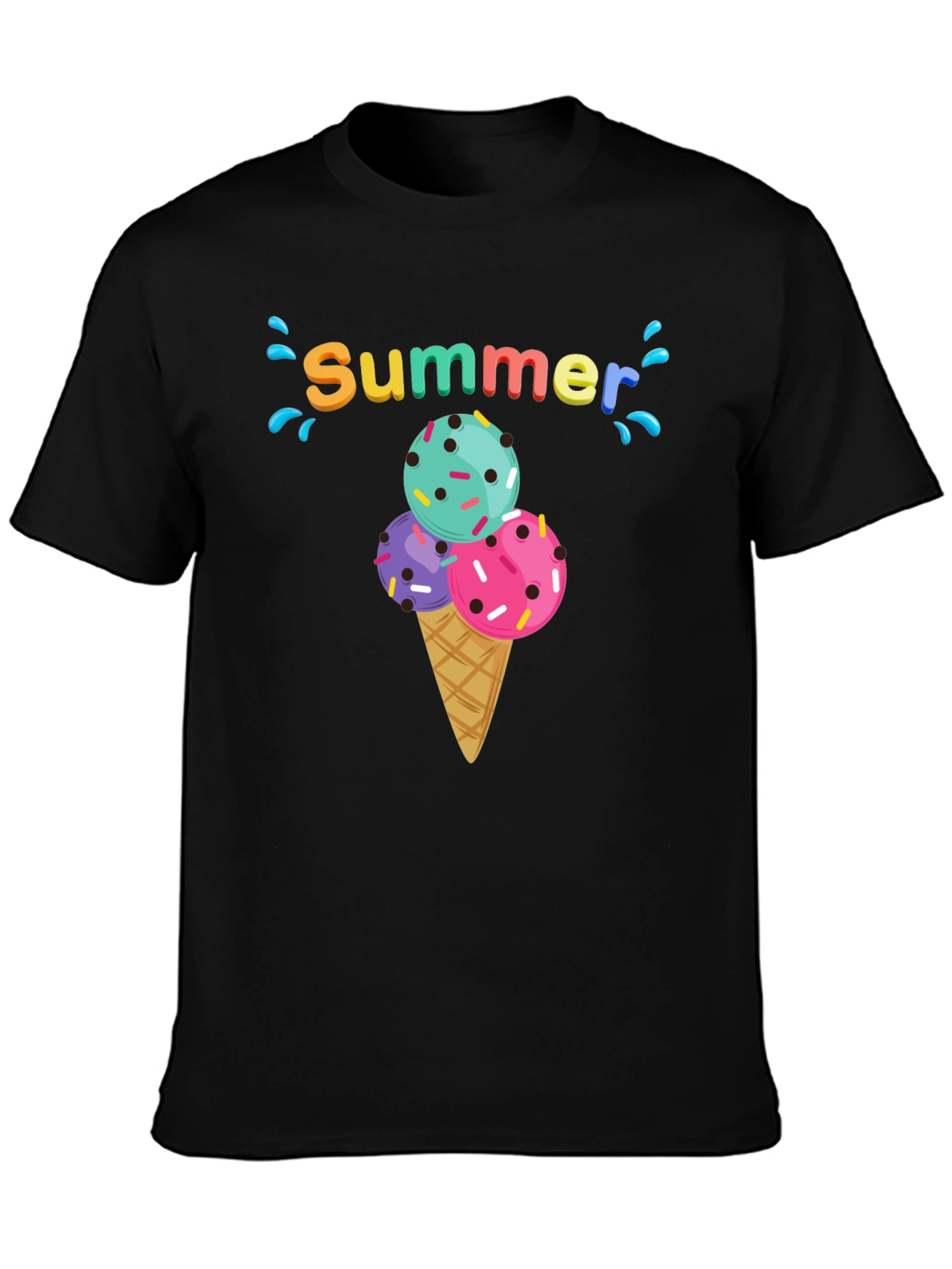 Summer Ice Cream Cone T-Shirt