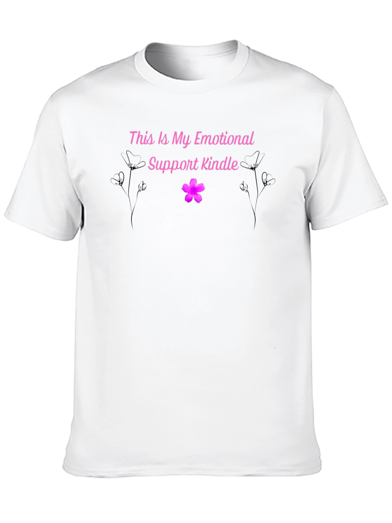 Emotional Support Kindle T-Shirt