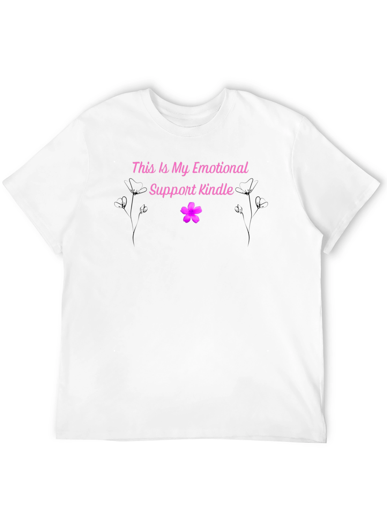 Emotional Support Kindle T-Shirt