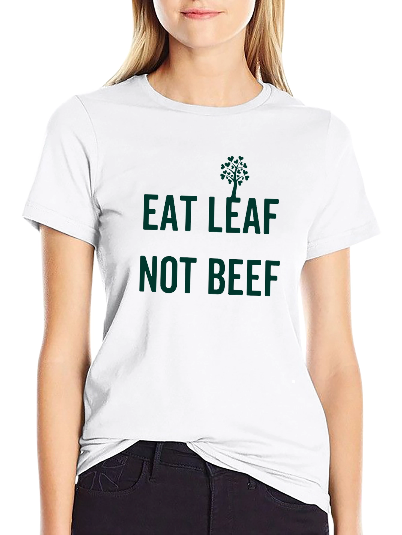 Eat Leaf Not Beef T-Shirt - Vegan Apparel