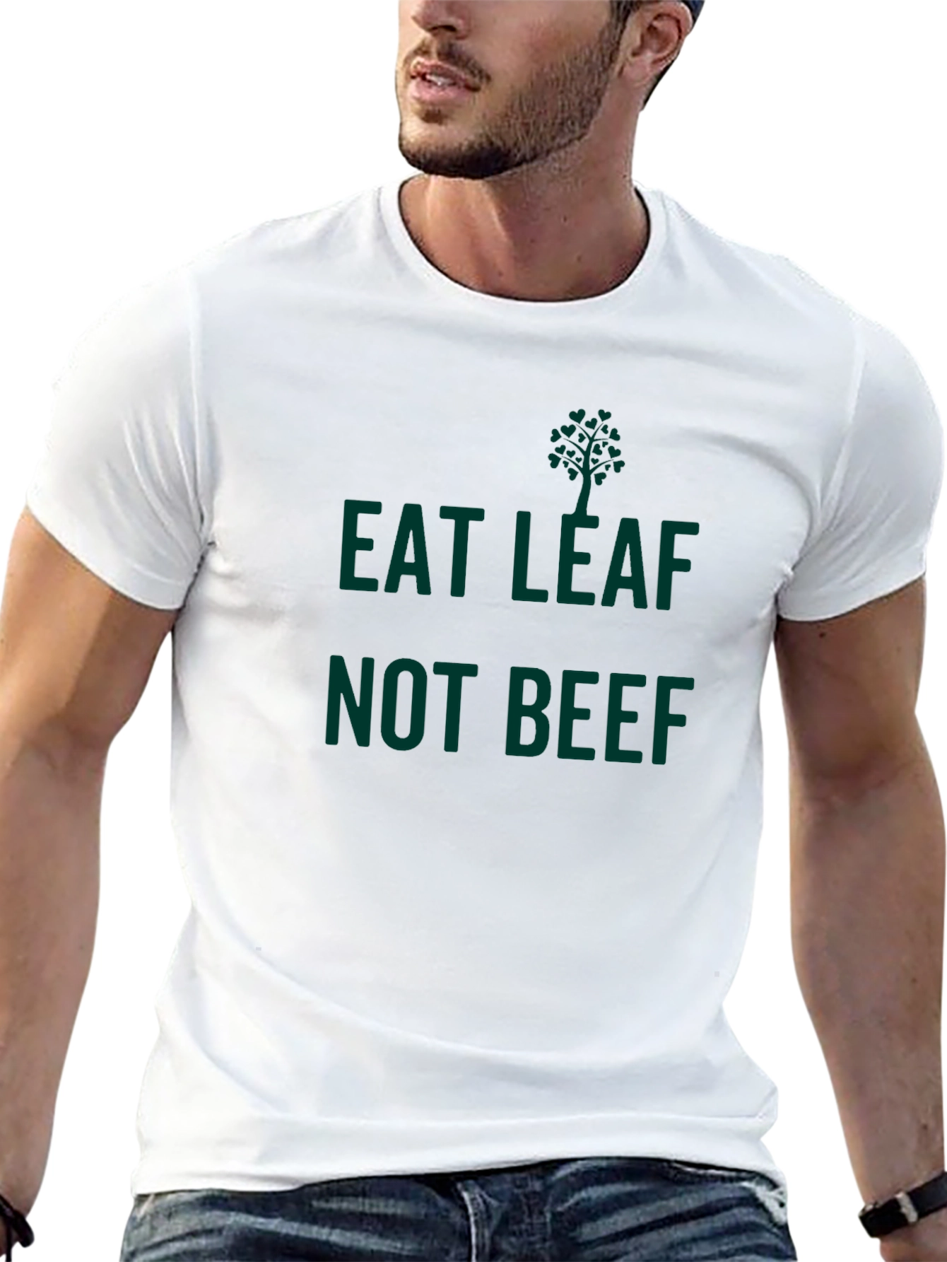 Eat Leaf Not Beef T-Shirt - Vegan Apparel