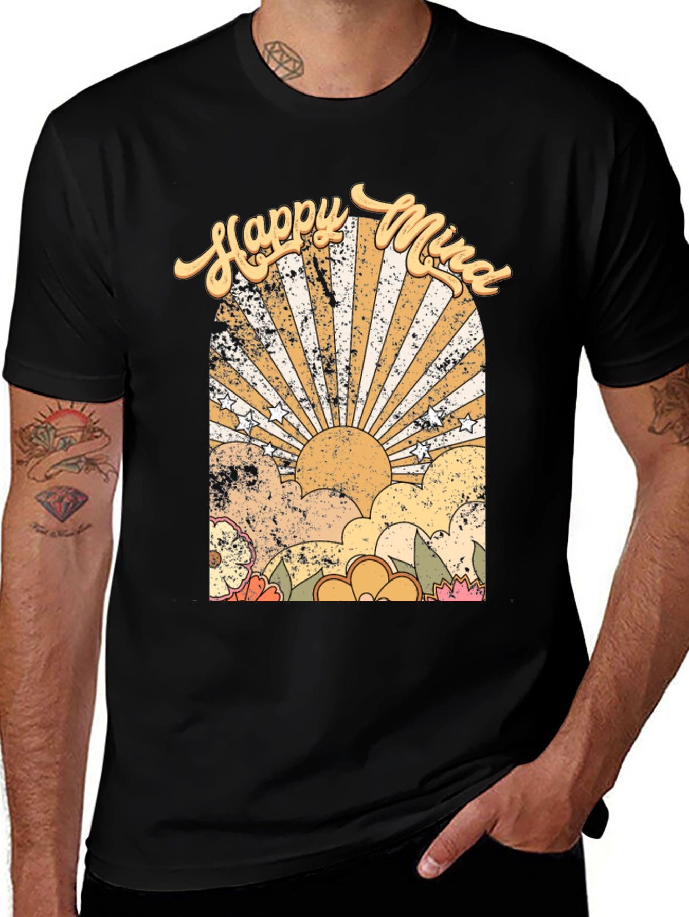 Happy Mind Graphic Tee