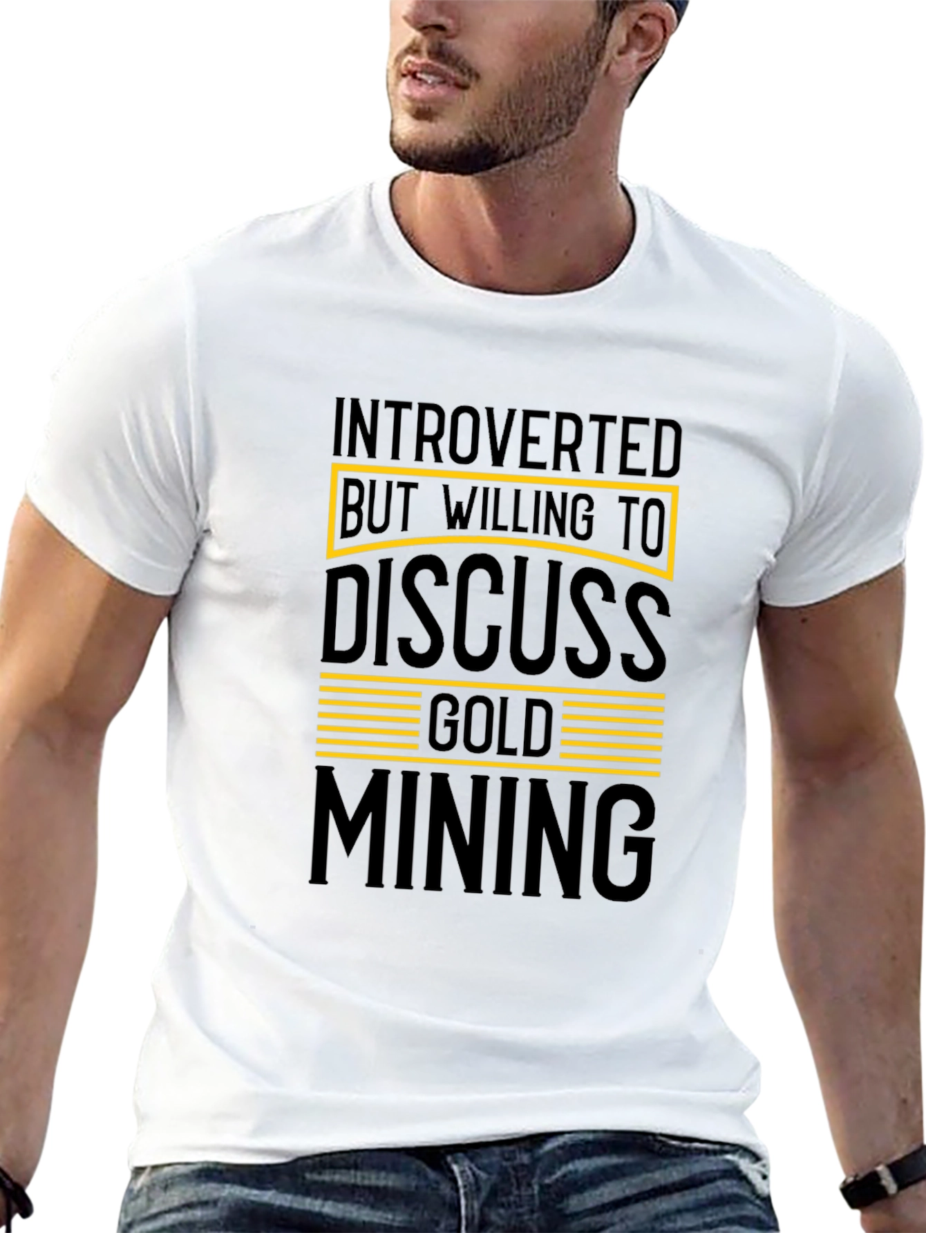 Introverted Gold Mining T-Shirt Funny Gift