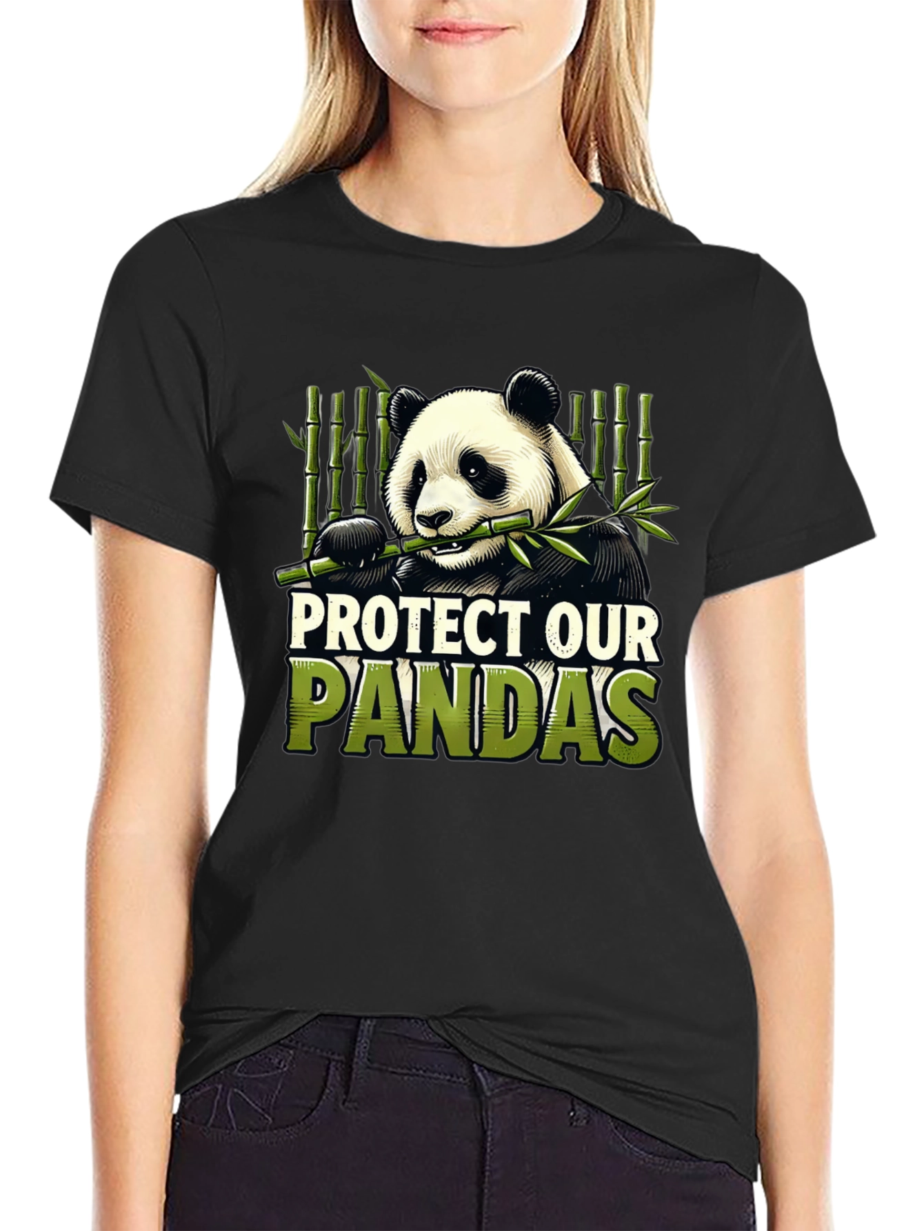 Protect Our Pandas Graphic Tee