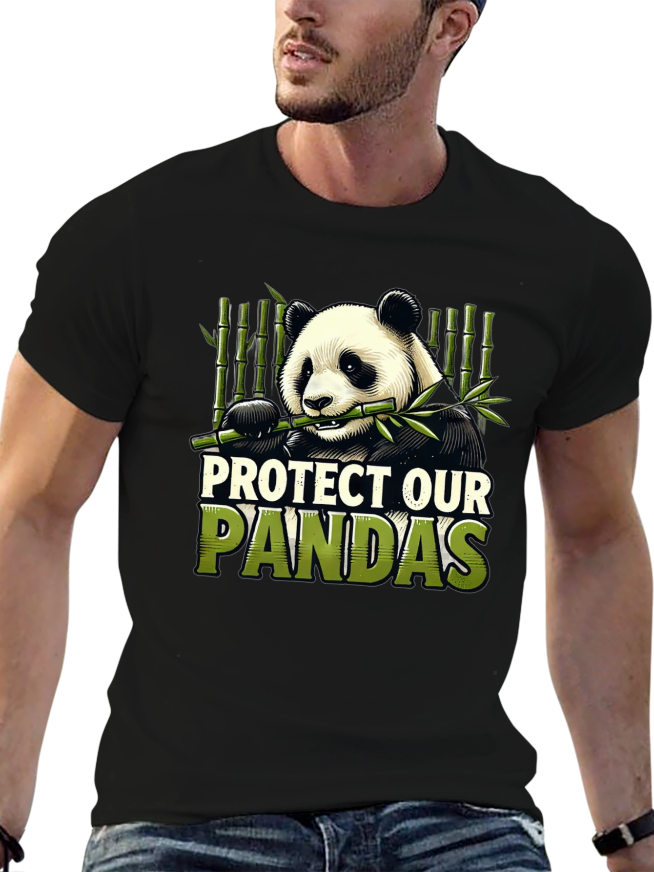 Protect Our Pandas Graphic Tee