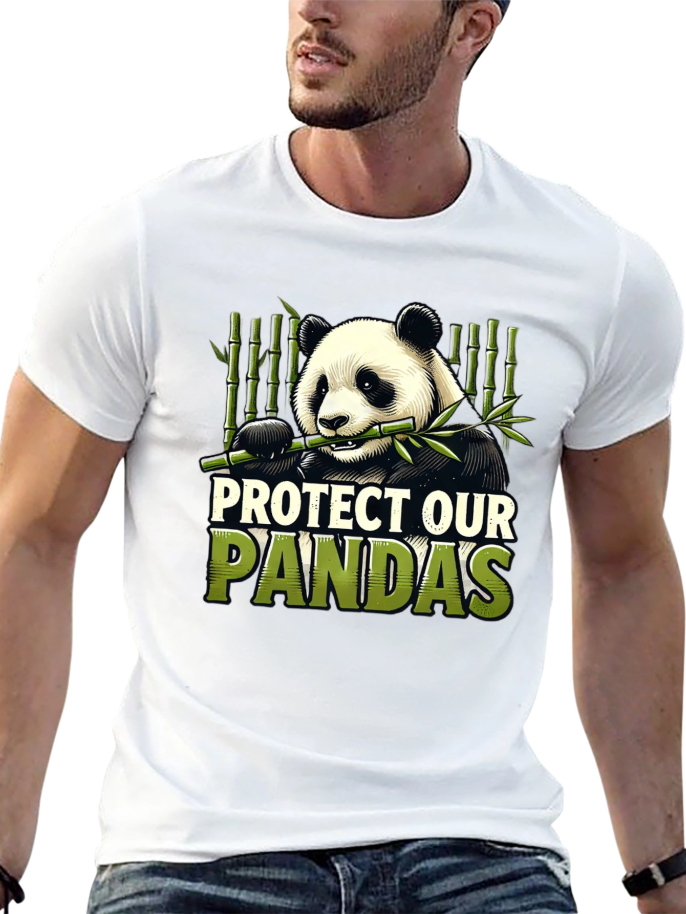 Protect Our Pandas Graphic Tee