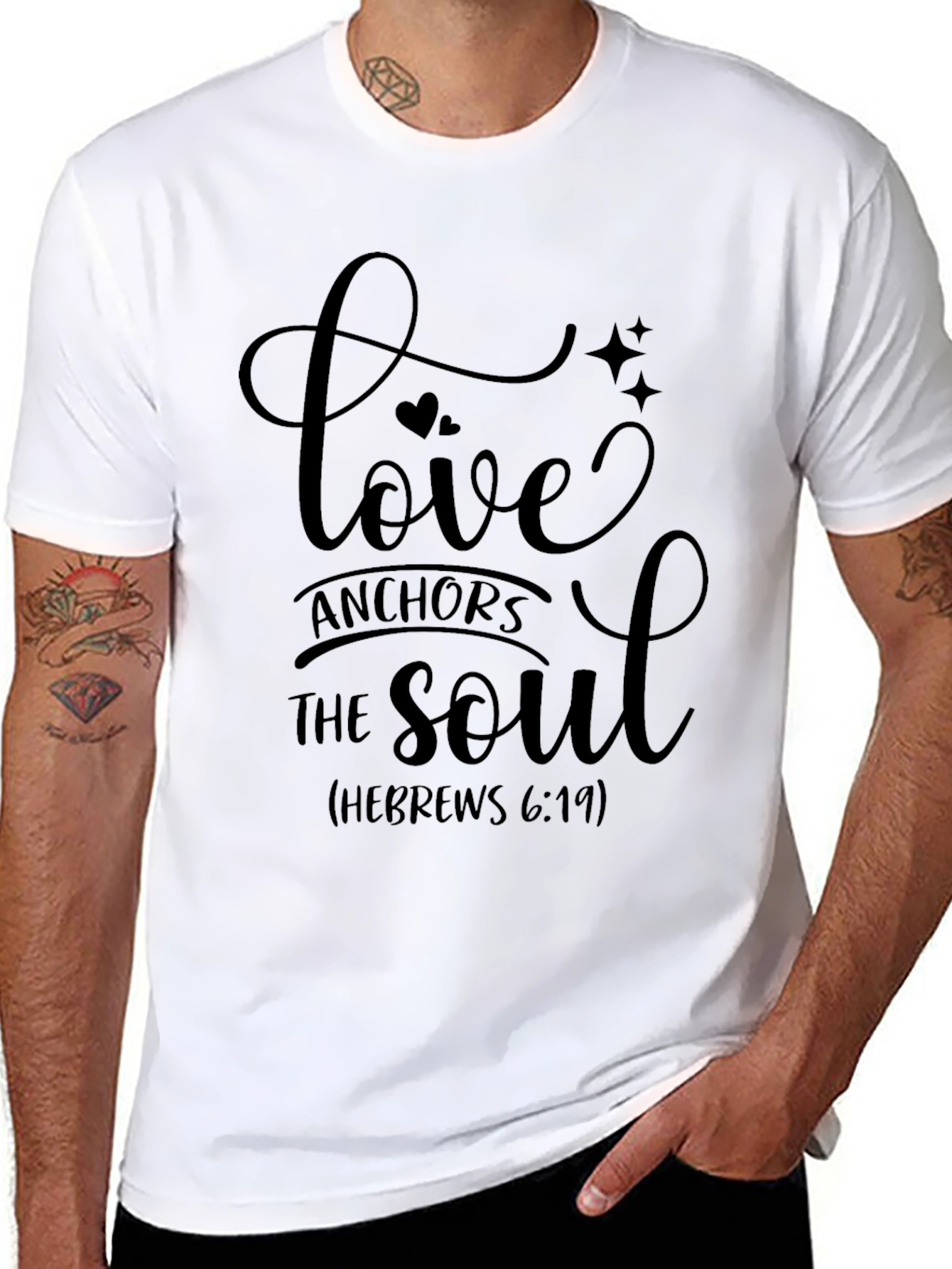 Love Anchors the Soul T-Shirt - Hebrews 6:19