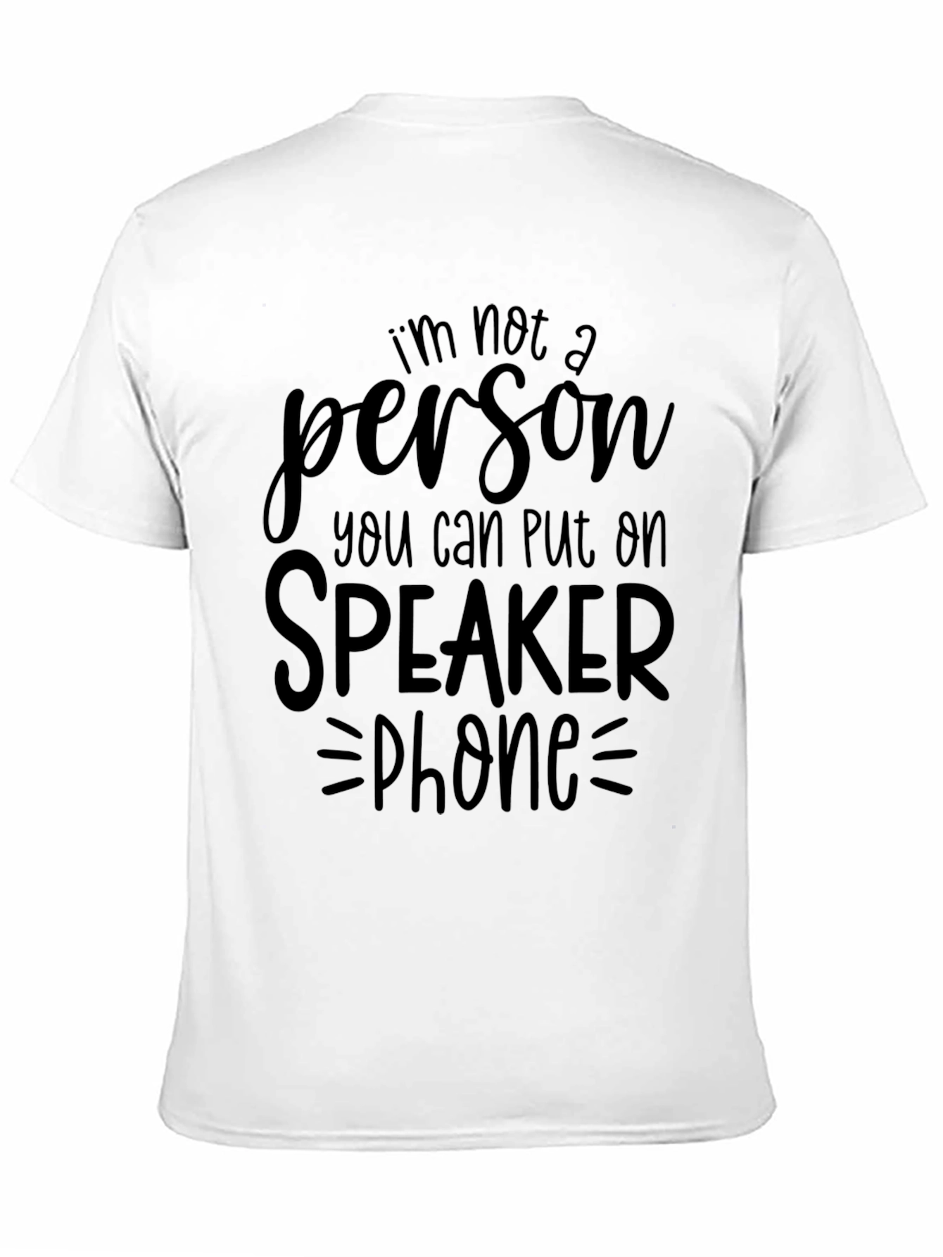 Speaker Phone T-Shirt - Bold Statement Tee