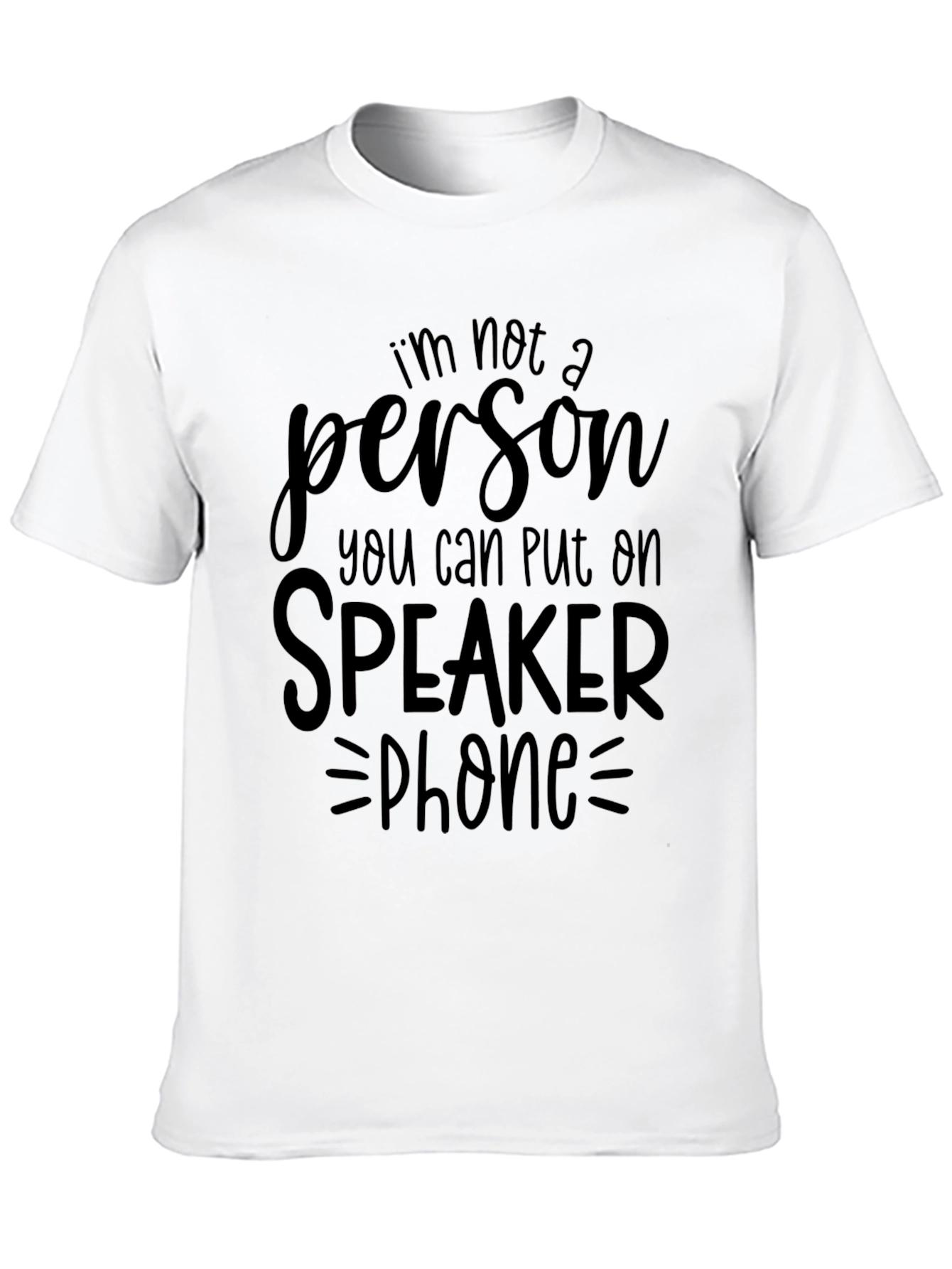 Speaker Phone T-Shirt - Bold Statement Tee