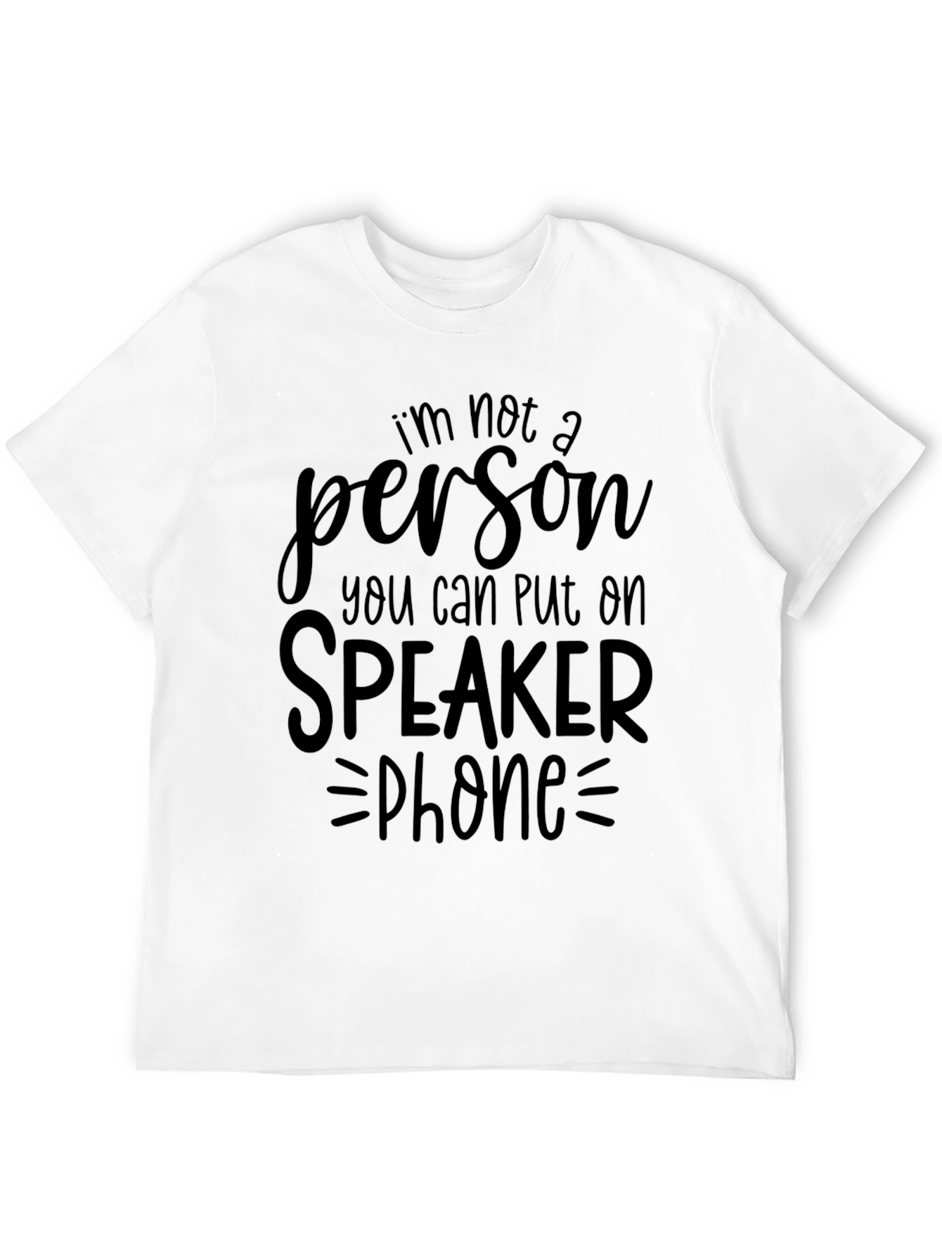 Speaker Phone T-Shirt - Bold Statement Tee