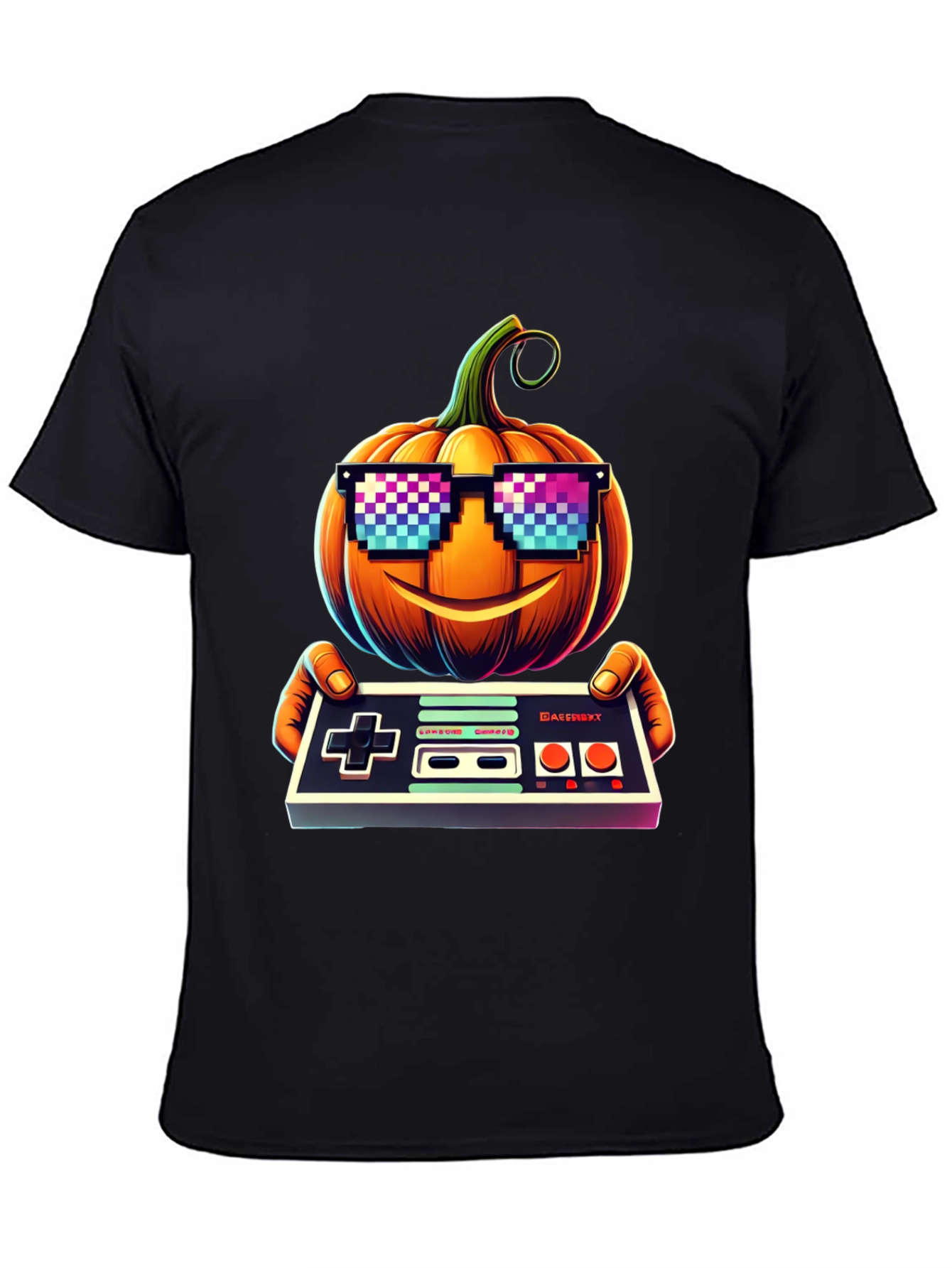 Retro Gamer Pumpkin Tee