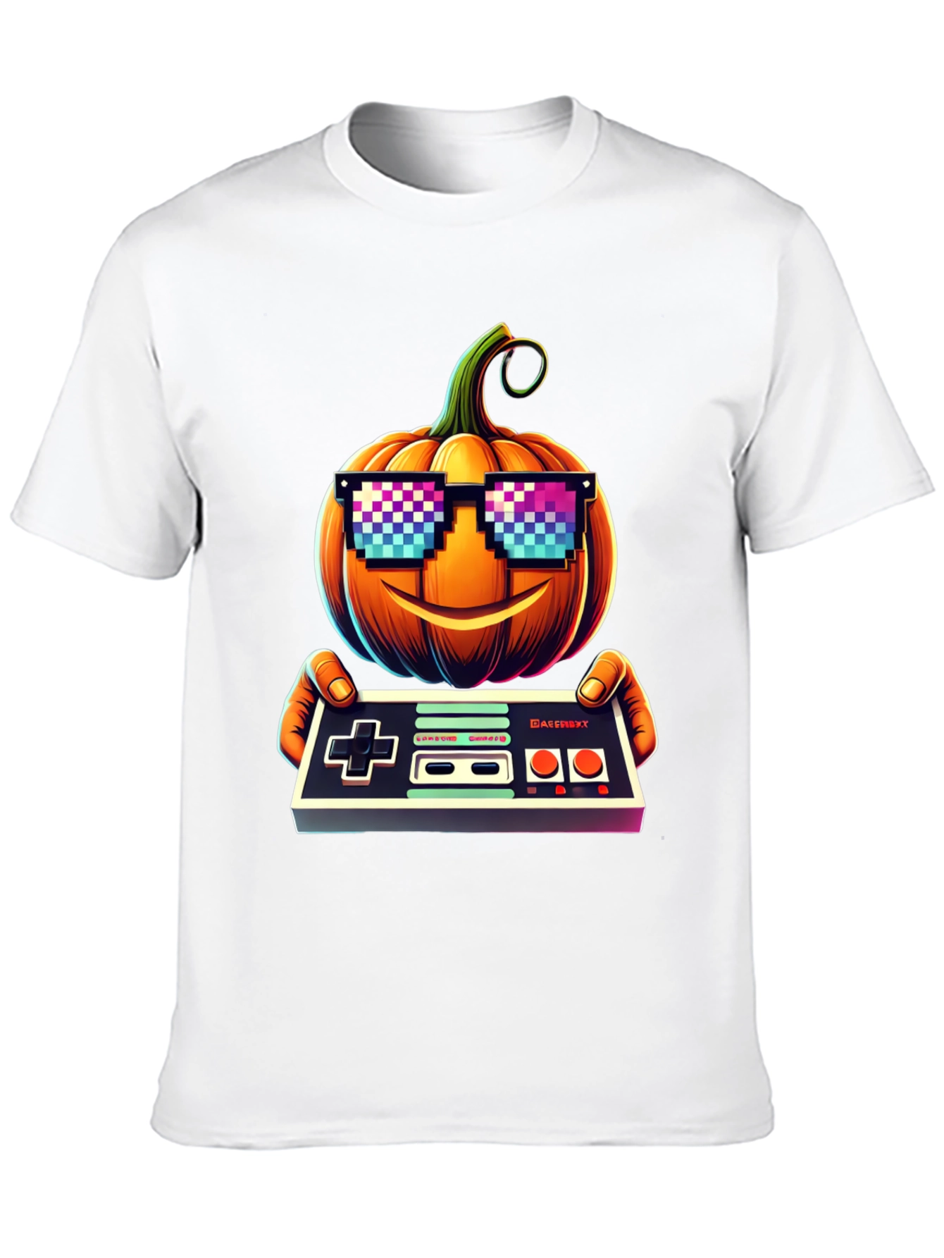Retro Gamer Pumpkin Tee