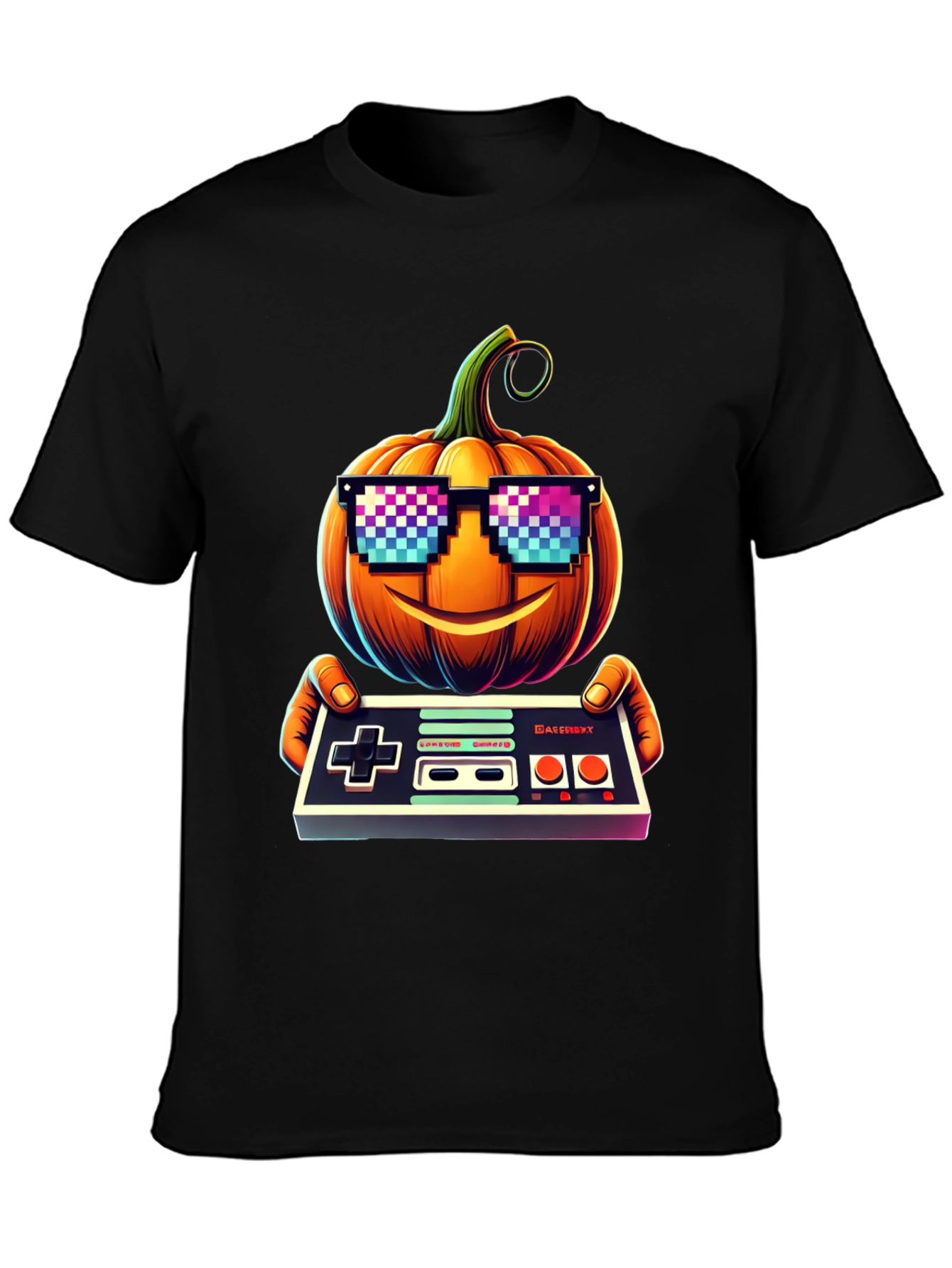 Retro Gamer Pumpkin Tee
