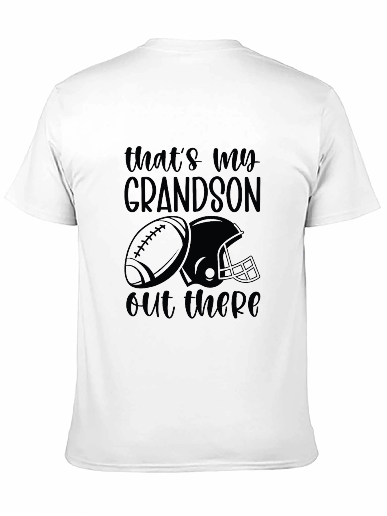 Grandson Football T-Shirt - Proud Grandparent Apparel