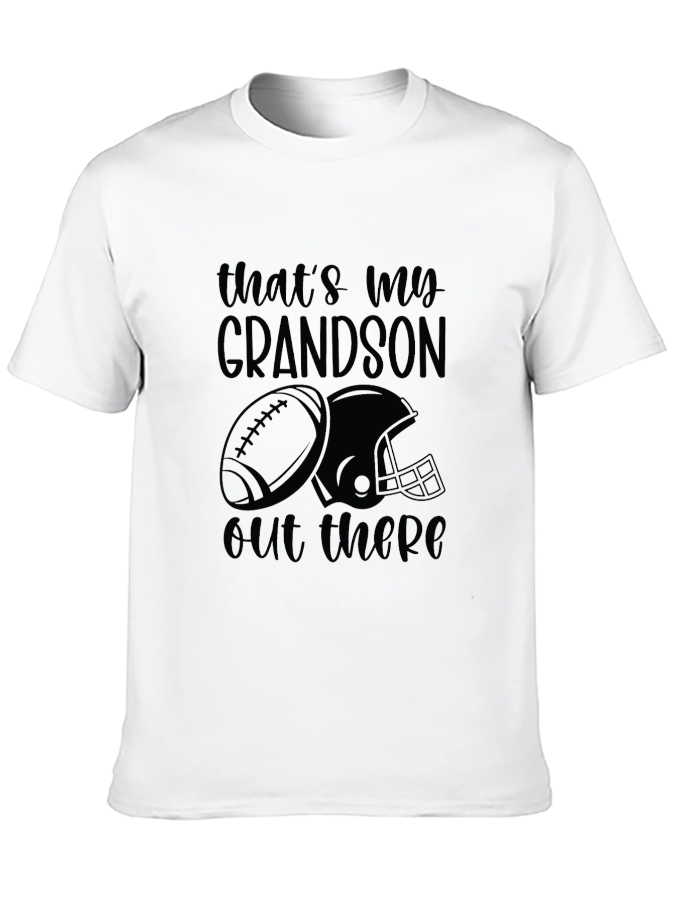 Grandson Football T-Shirt - Proud Grandparent Apparel