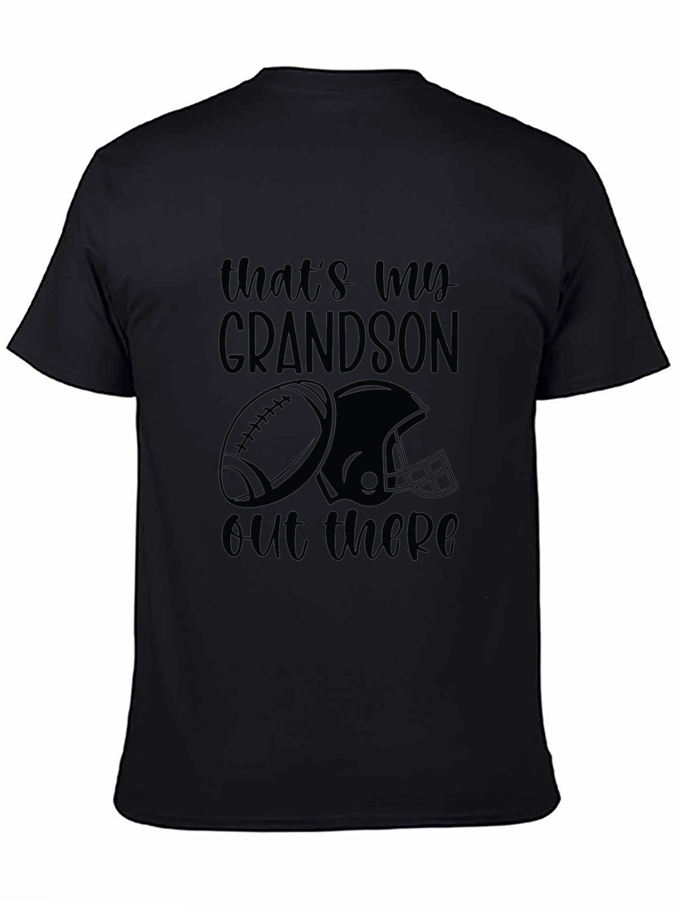 Grandson Football T-Shirt - Proud Grandparent Apparel