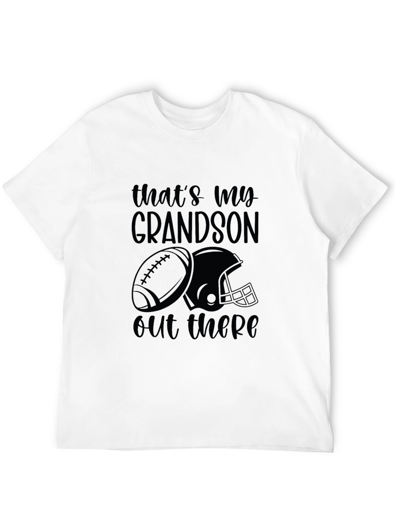 Grandson Football T-Shirt - Proud Grandparent Apparel