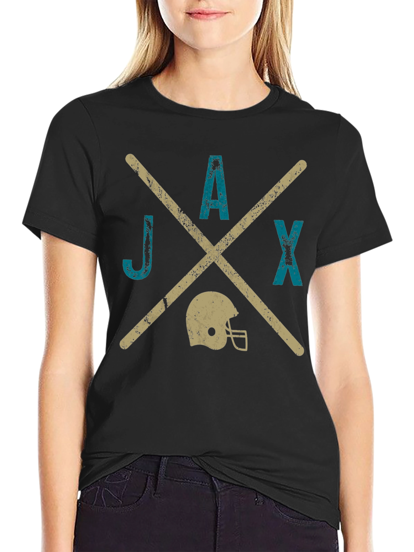 JAX Football Helmet Graphic Tee