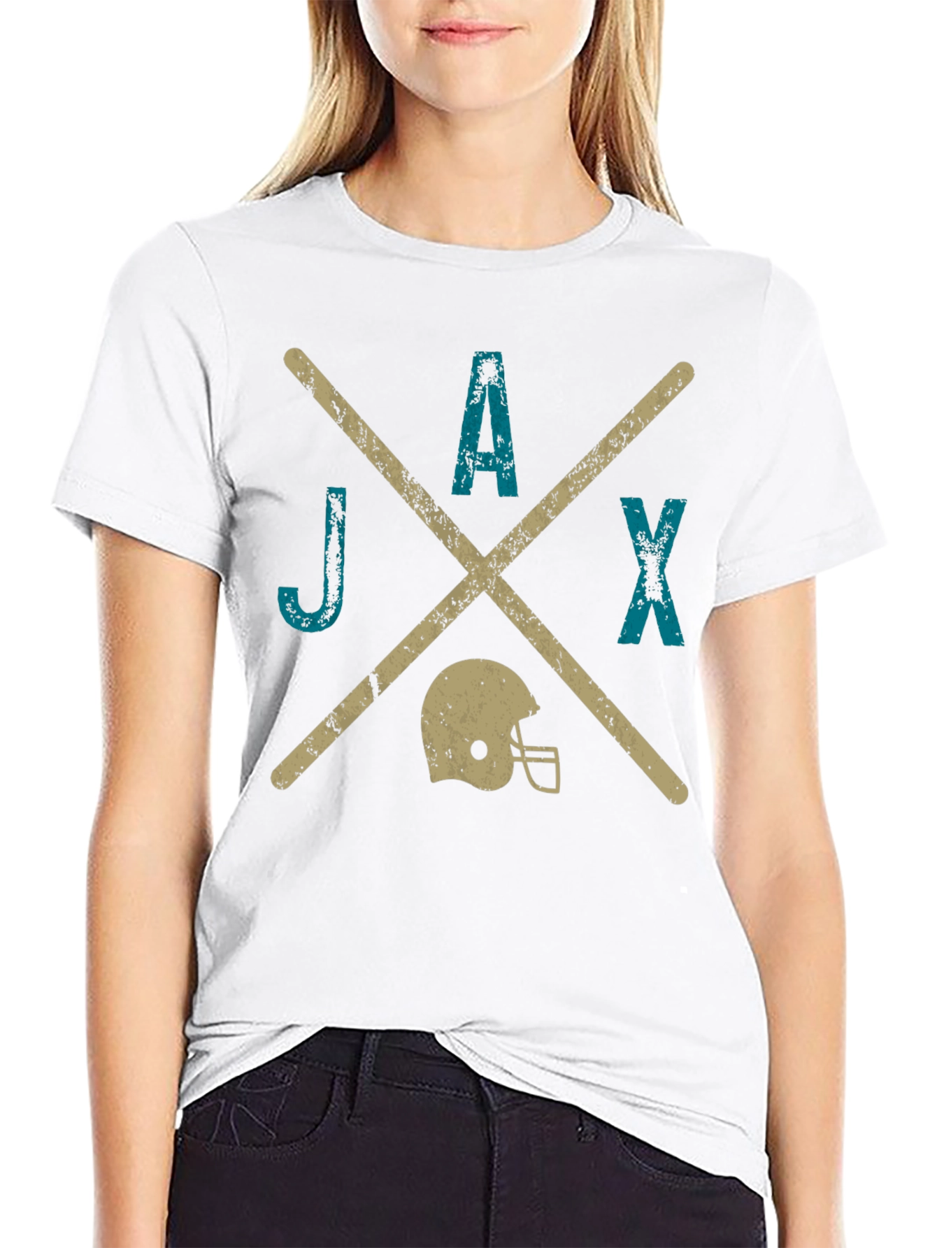 JAX Football Helmet Graphic Tee