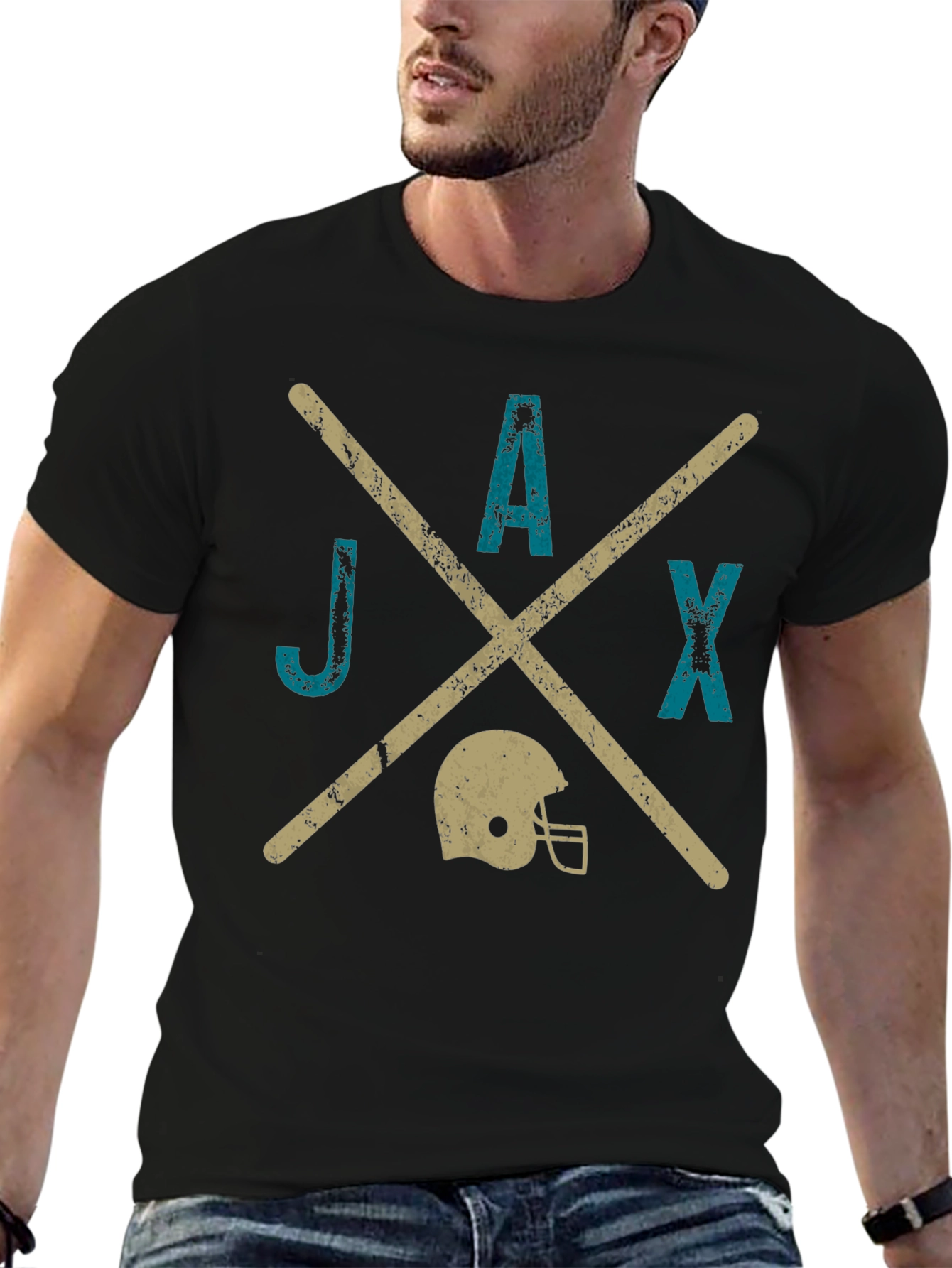 JAX Football Helmet Graphic Tee