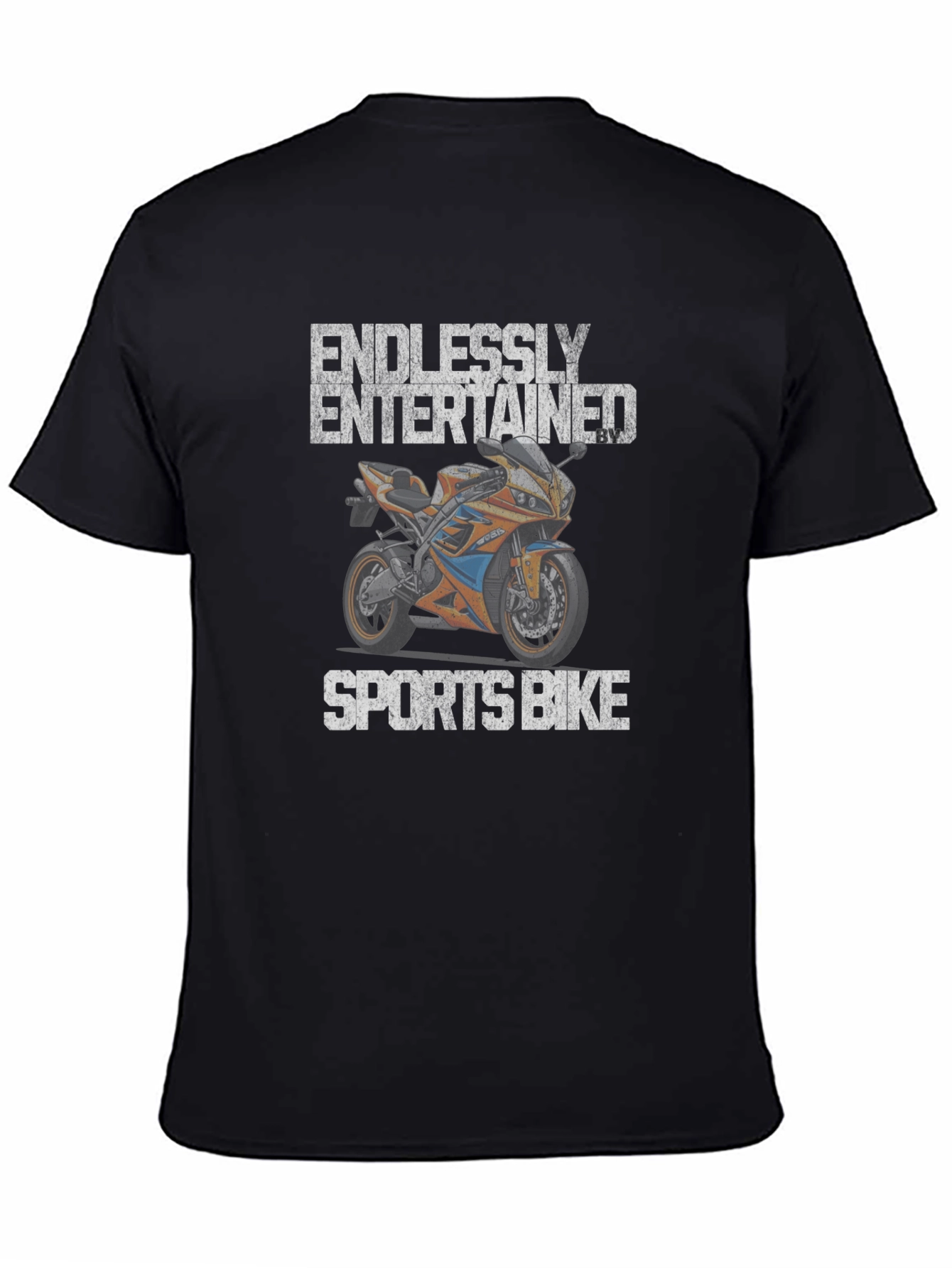 Endlessly Entertained Sports Bike Graphic Tee