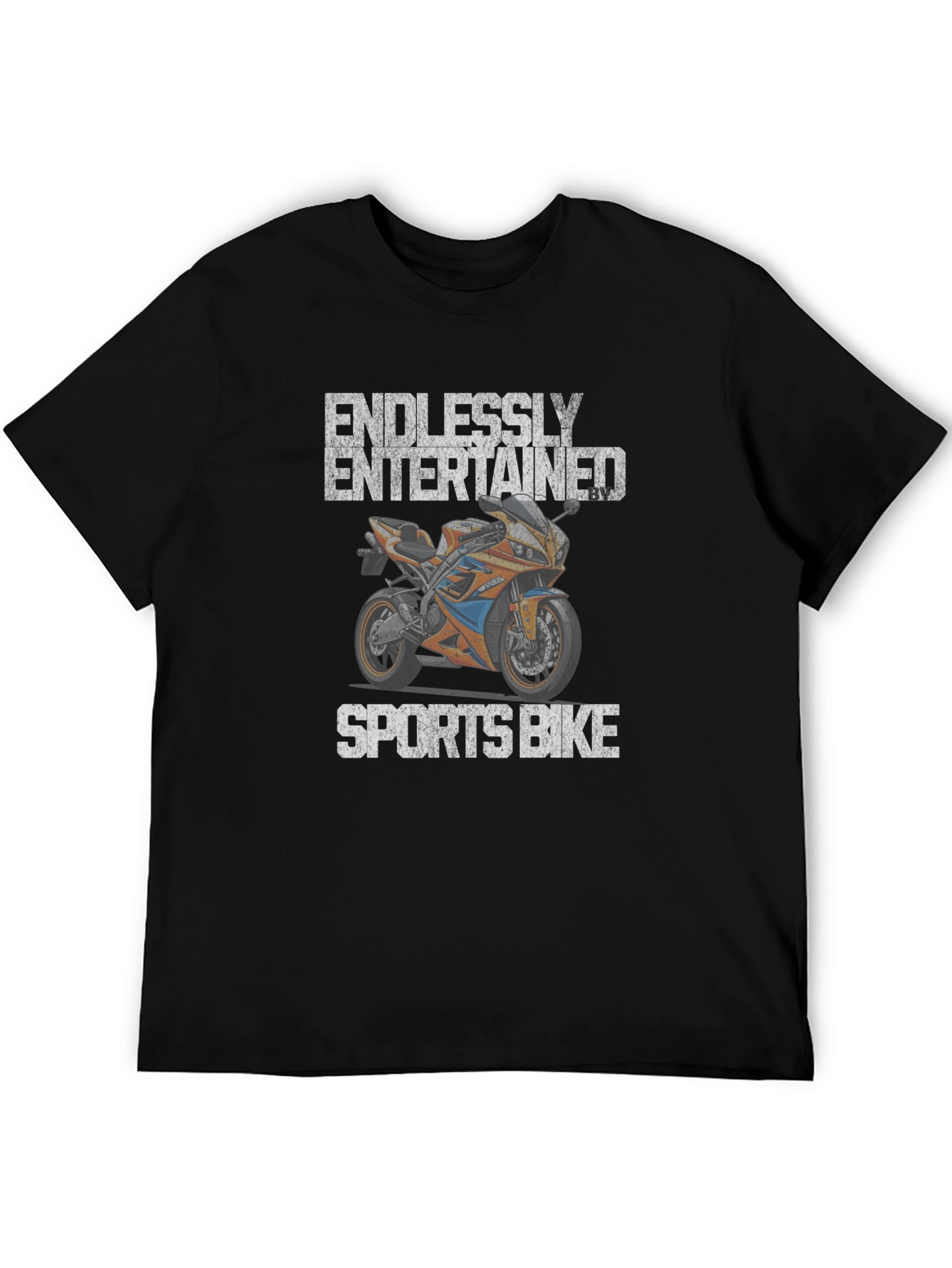Endlessly Entertained Sports Bike Graphic Tee