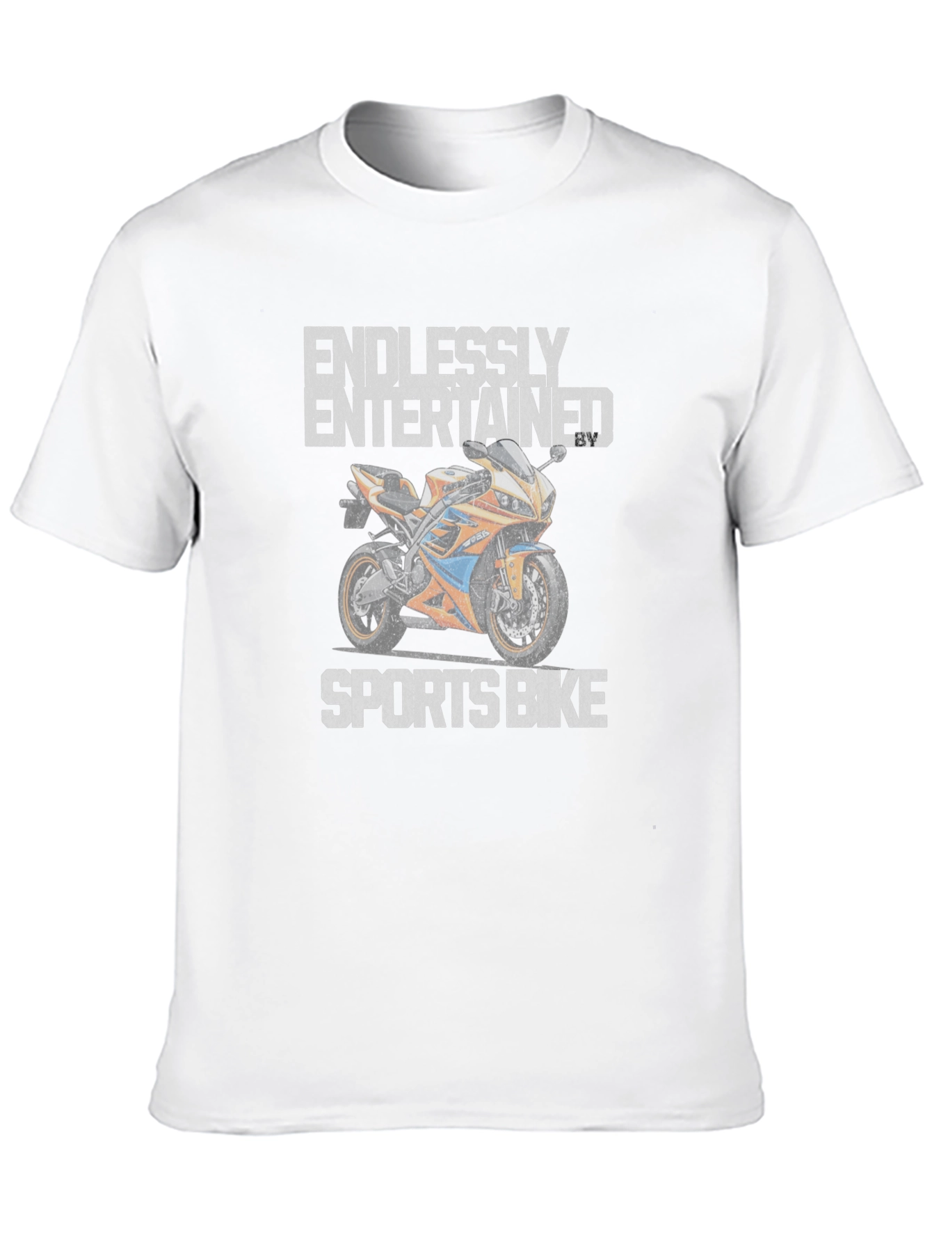 Endlessly Entertained Sports Bike Graphic Tee