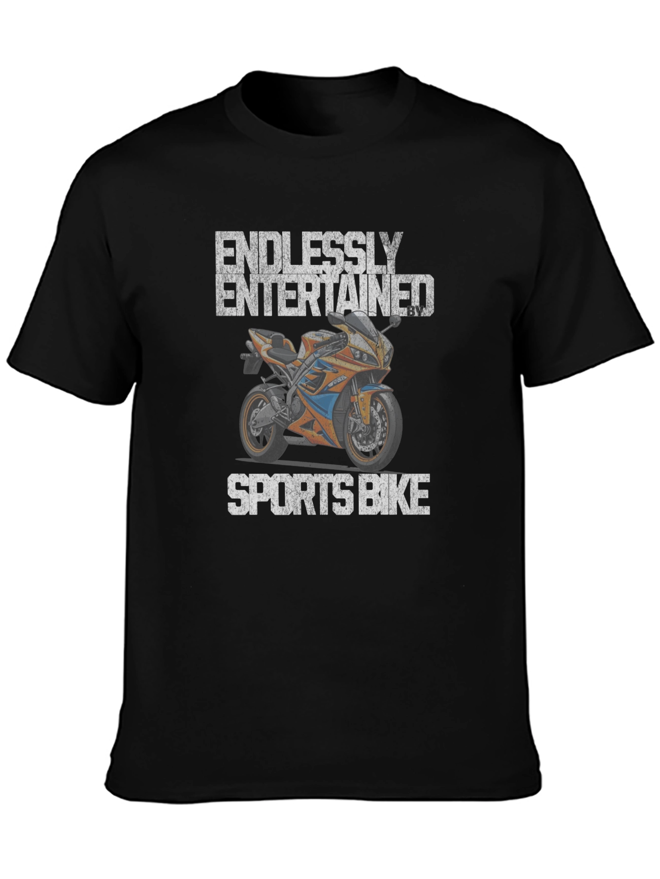 Endlessly Entertained Sports Bike Graphic Tee