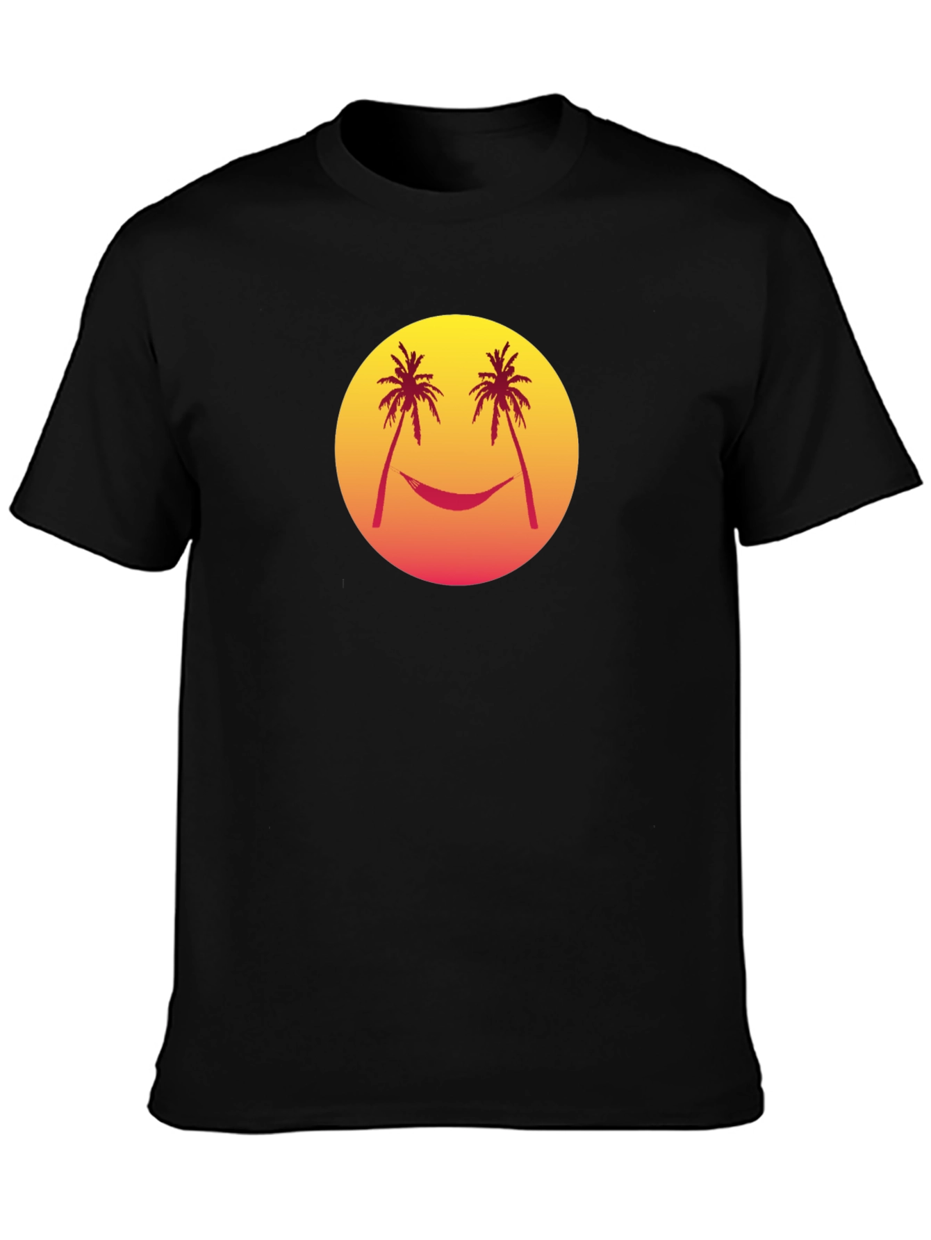 Sunset Palms Hammock Graphic T-Shirt