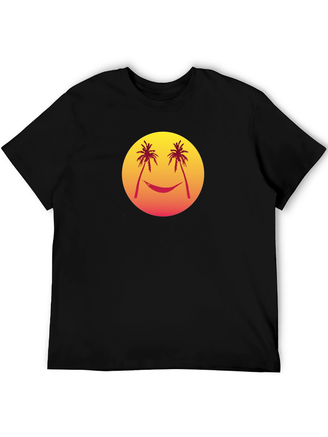 Sunset Palms Hammock Graphic T-Shirt