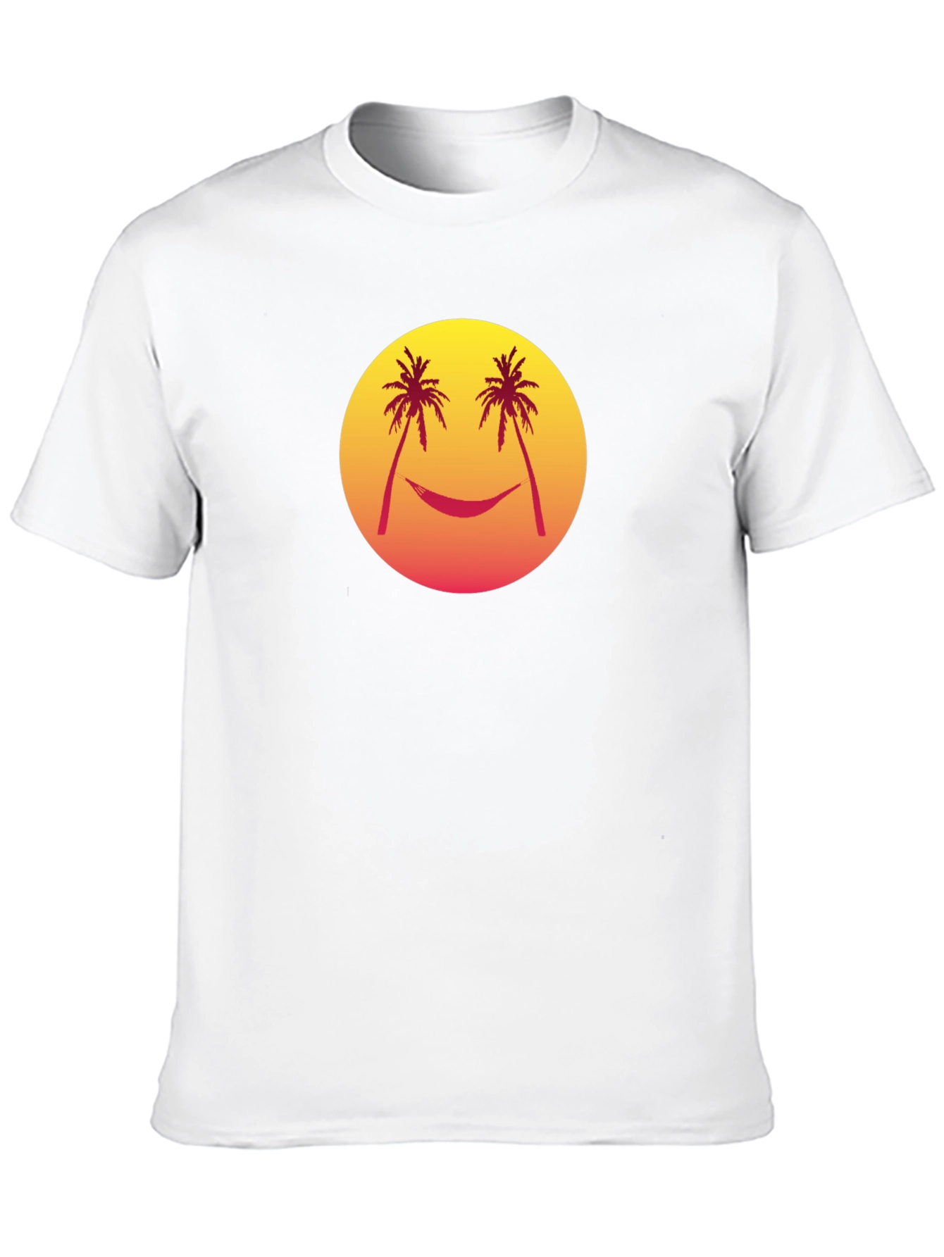 Sunset Palms Hammock Graphic T-Shirt