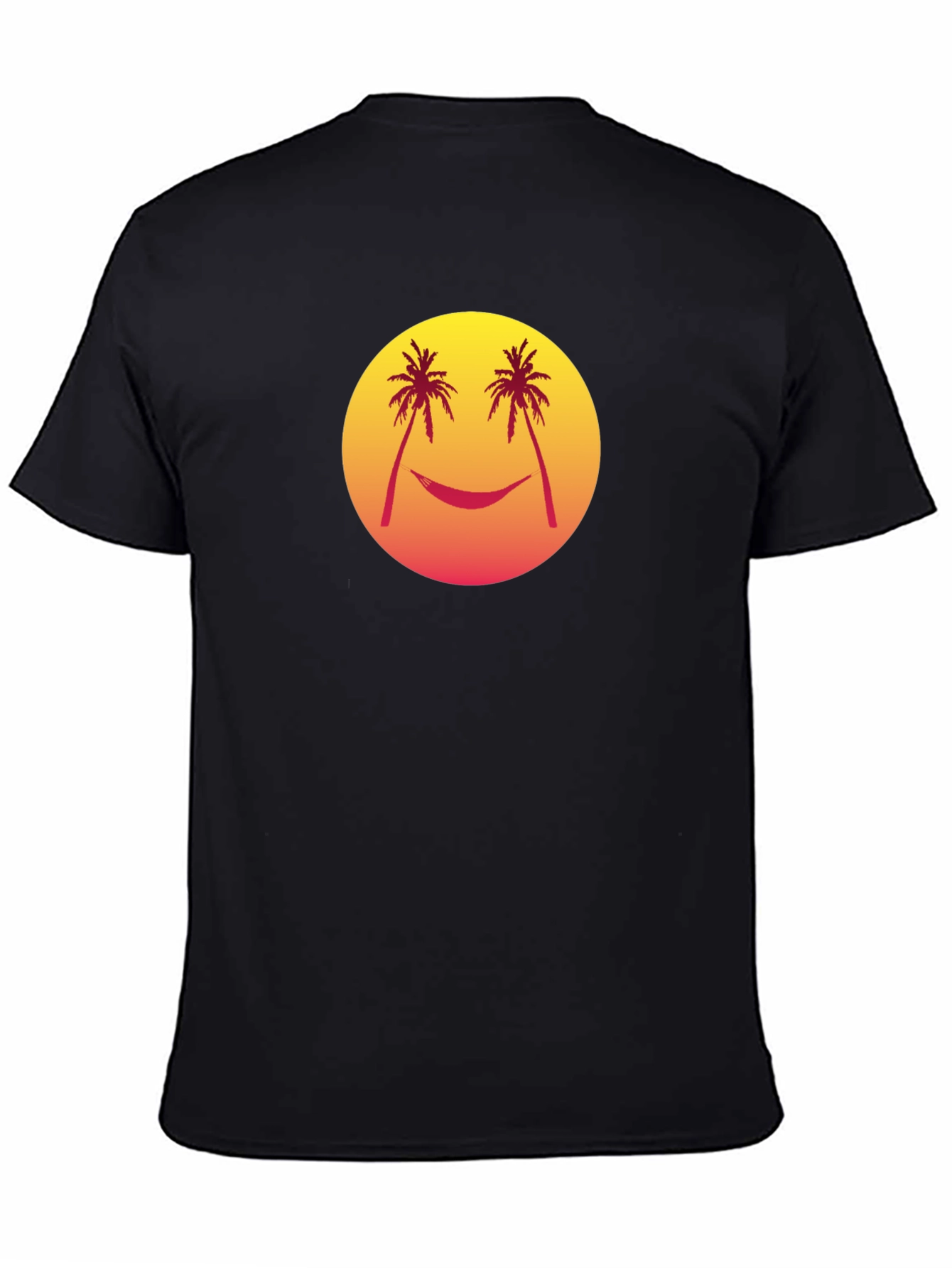 Sunset Palms Hammock Graphic T-Shirt