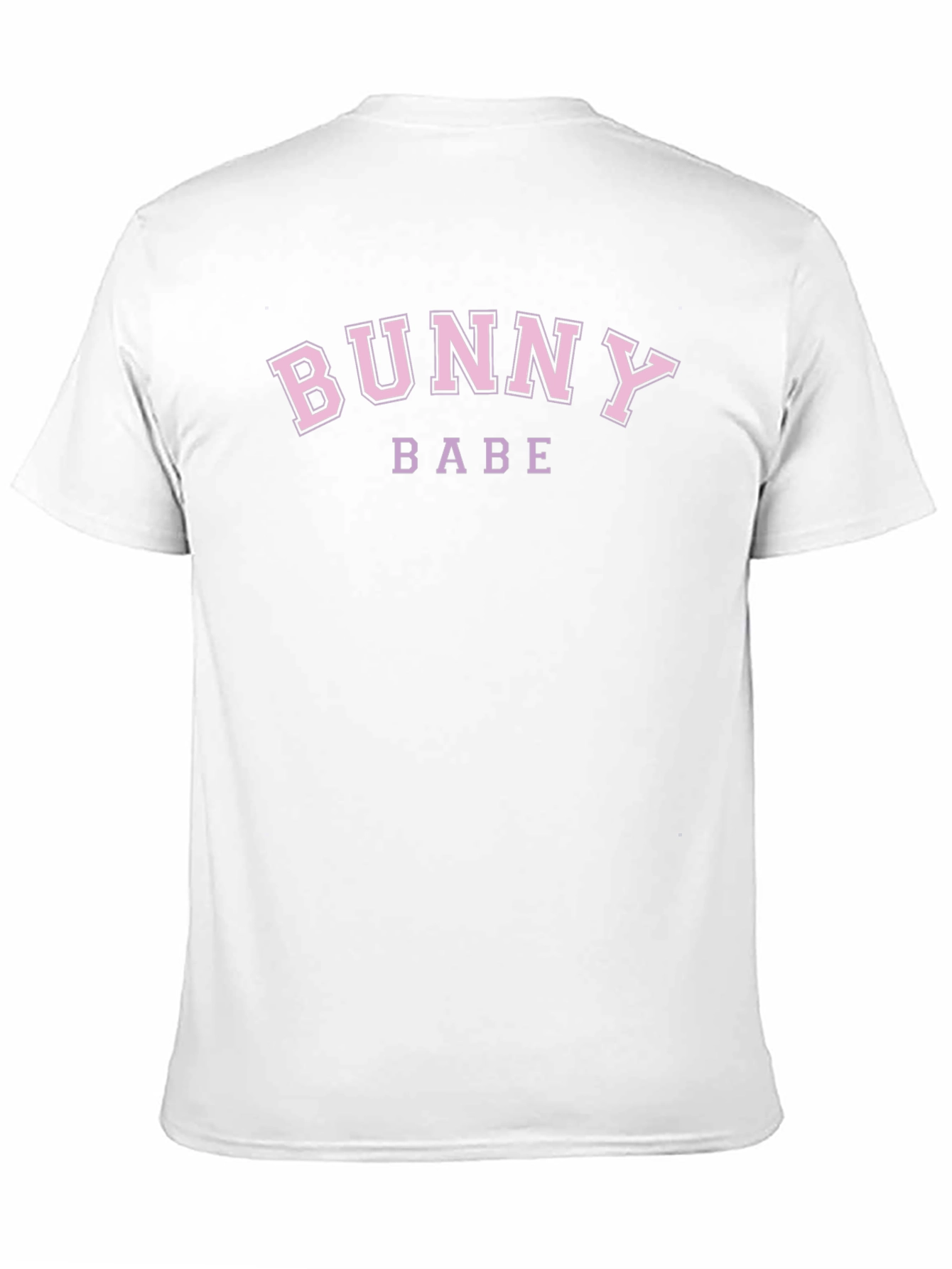 Bunny Babe Graphic Tee - Pink on Black