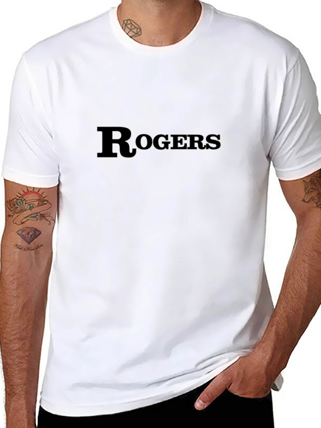 Rogers Graphic Black T-Shirt