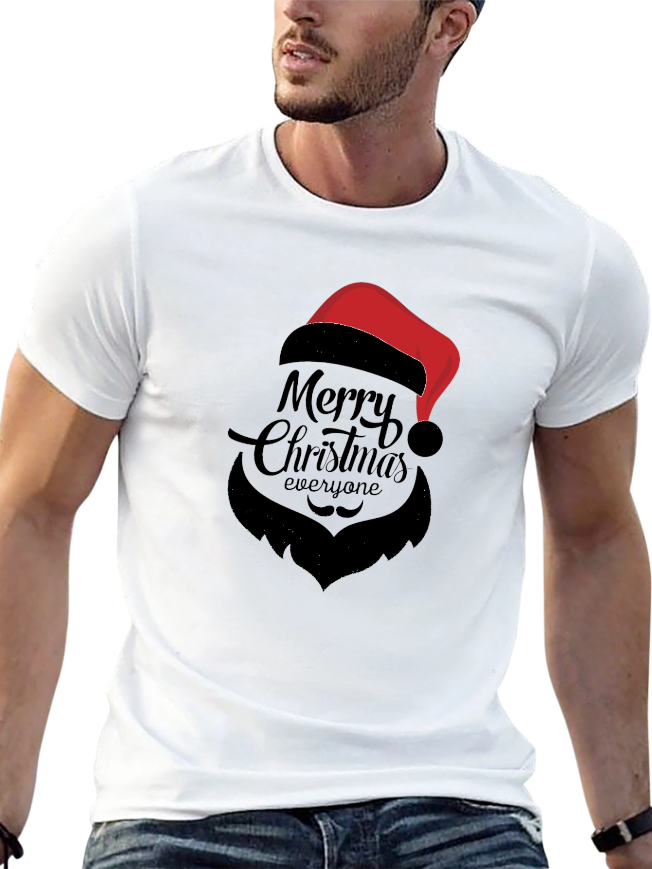 Merry Christmas Santa Graphic Tee