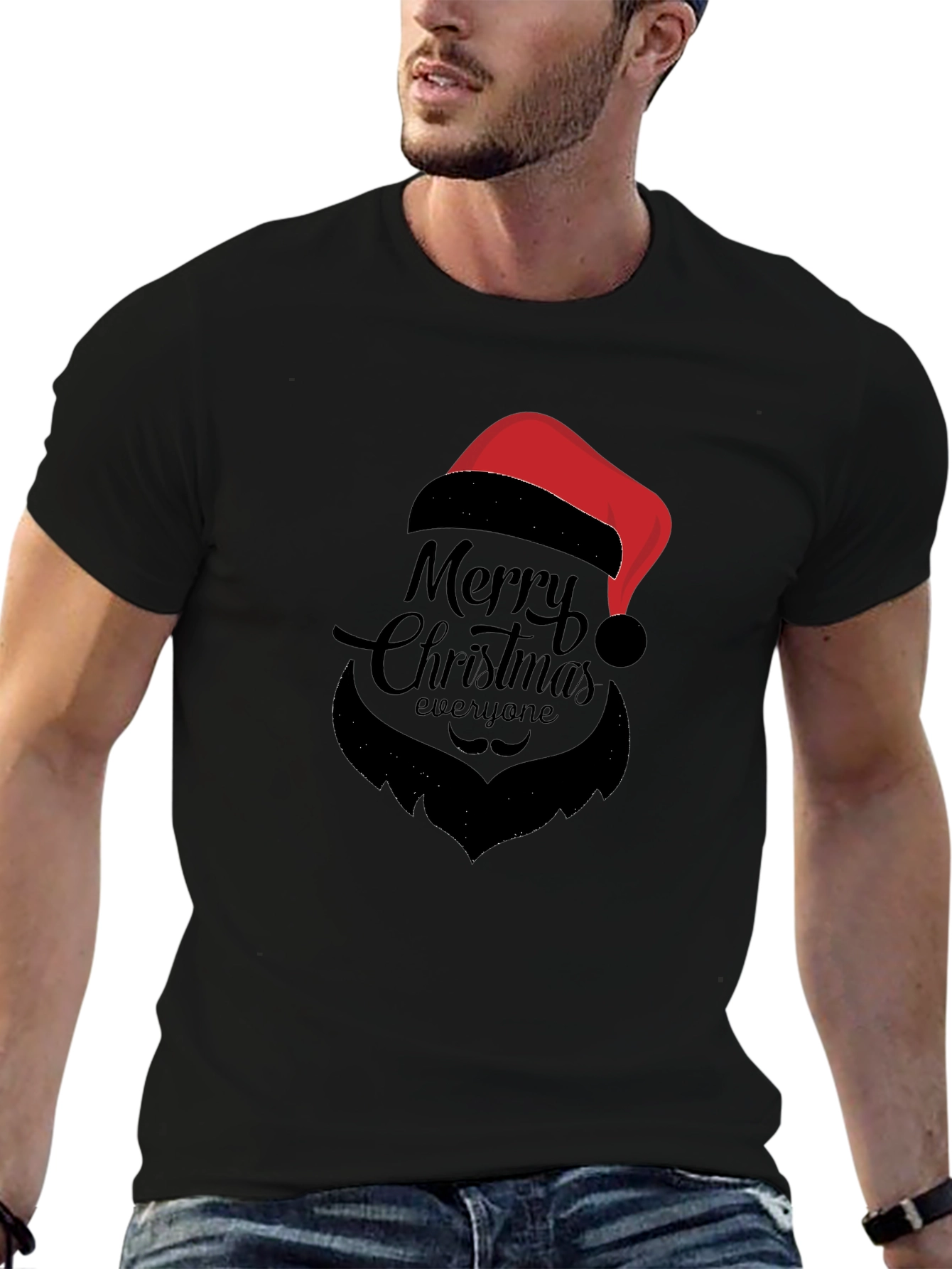 Merry Christmas Santa Graphic Tee