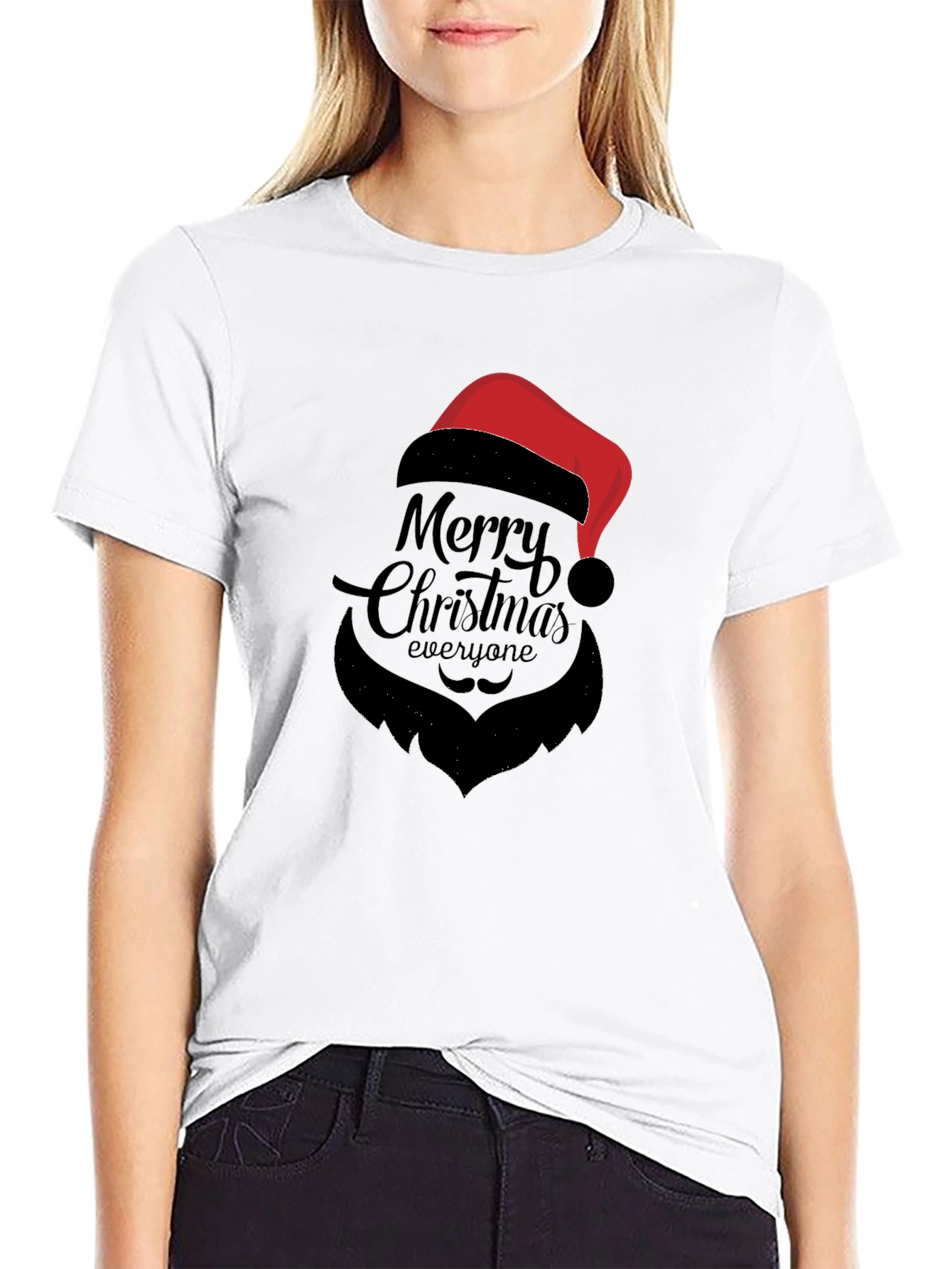 Merry Christmas Santa Graphic Tee