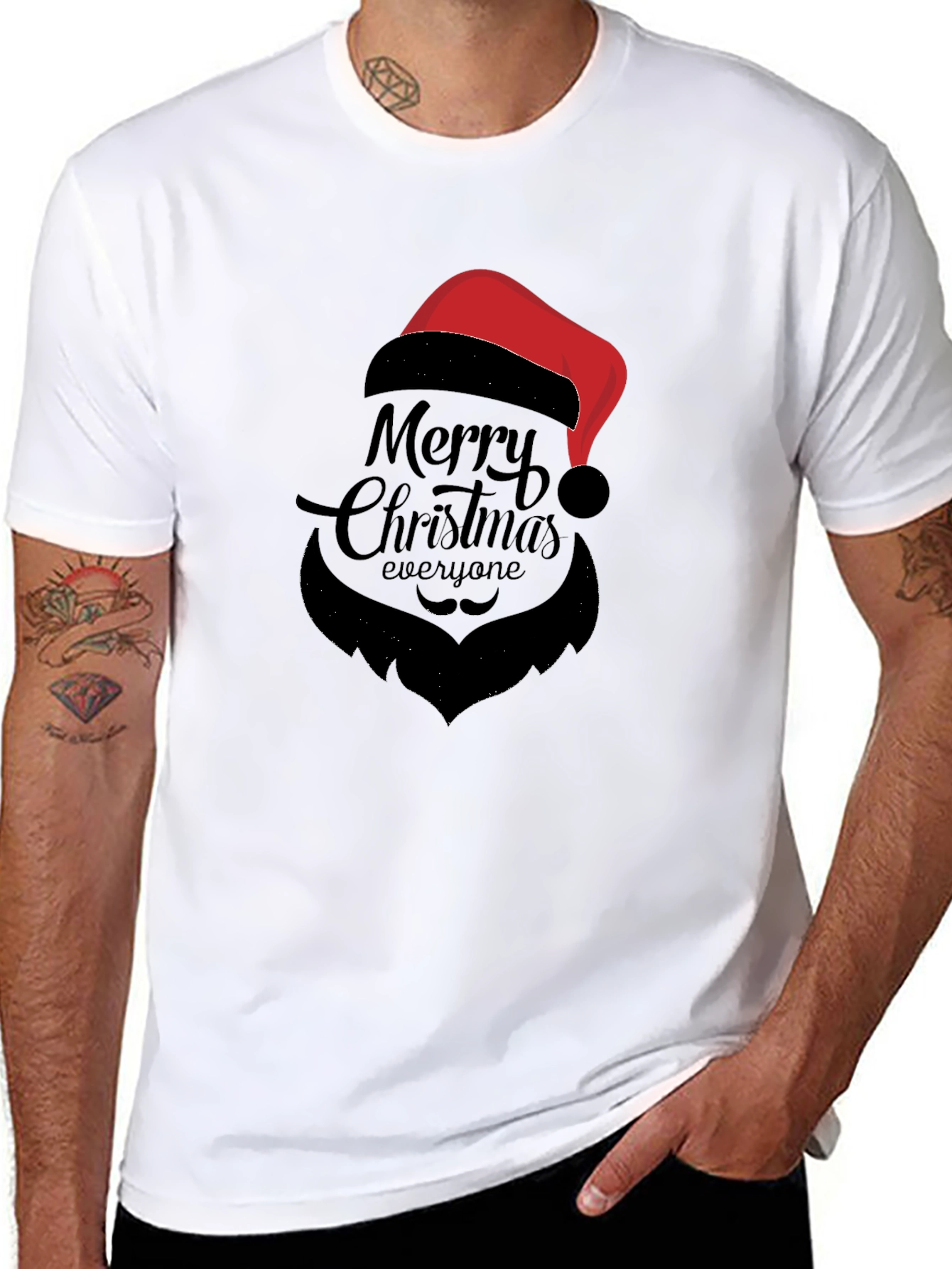 Merry Christmas Santa Graphic Tee