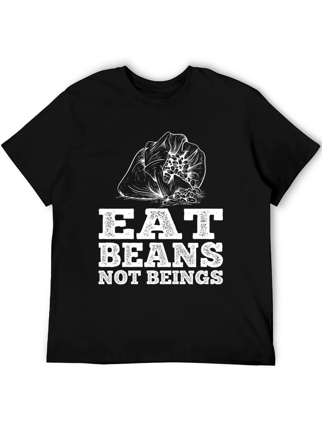 Eat Beans Not Beings Graphic T-Shirt