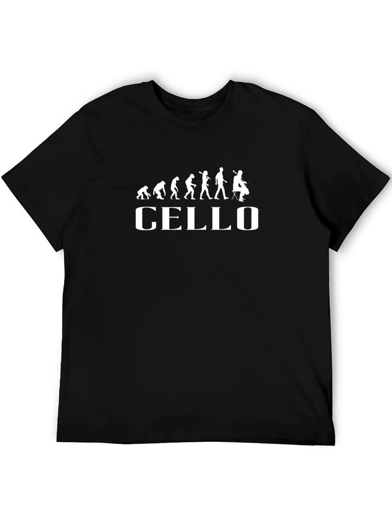 Cello Evolution Graphic T-Shirt - Musician Gift