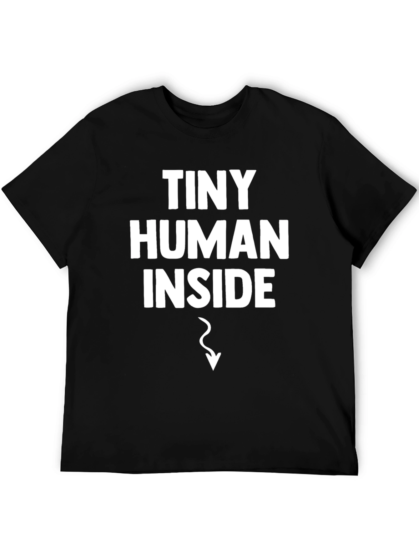 Funny Pregnancy Announcement T-Shirt - Tiny Human Inside